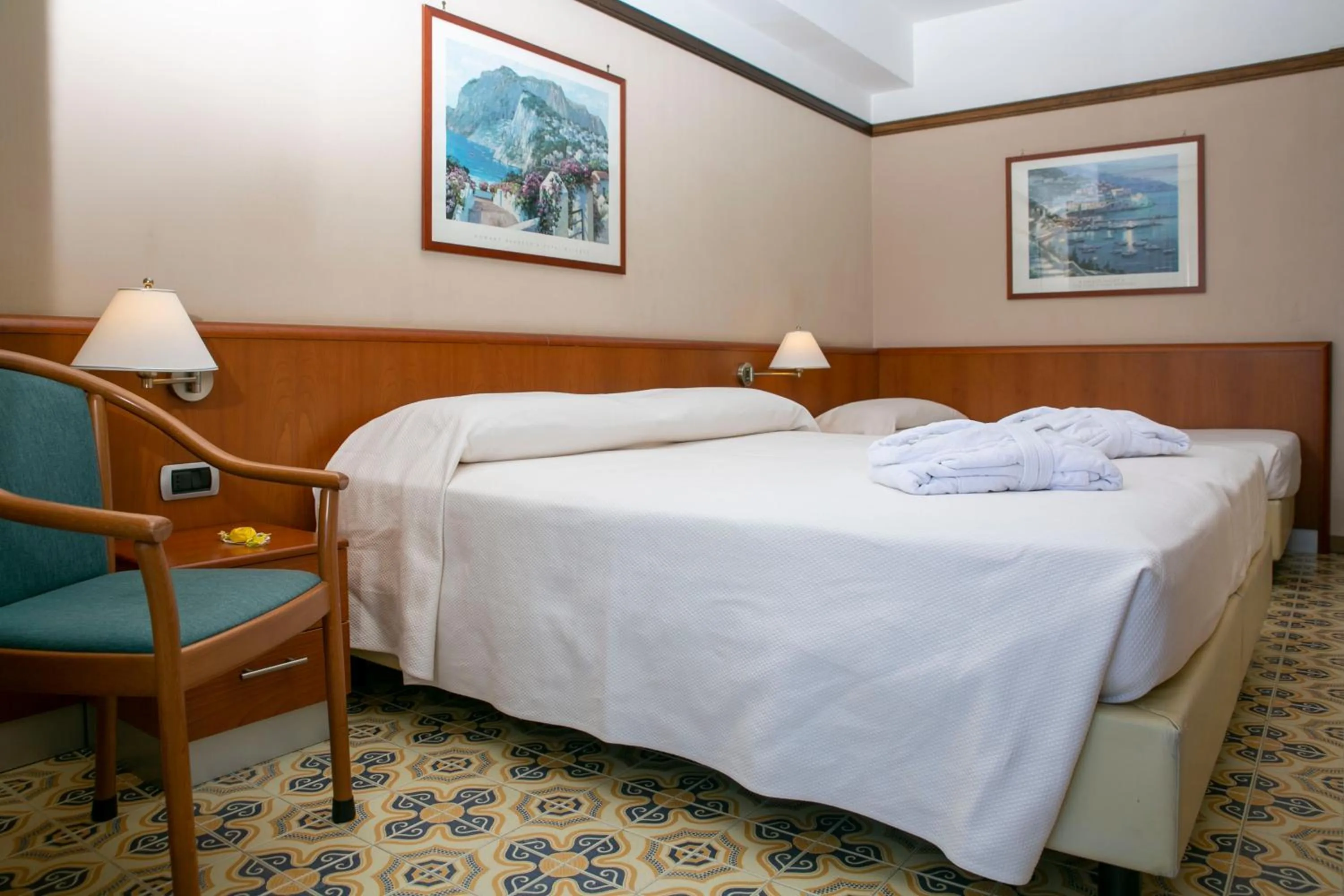 Bed in Hotel Pietra di Luna