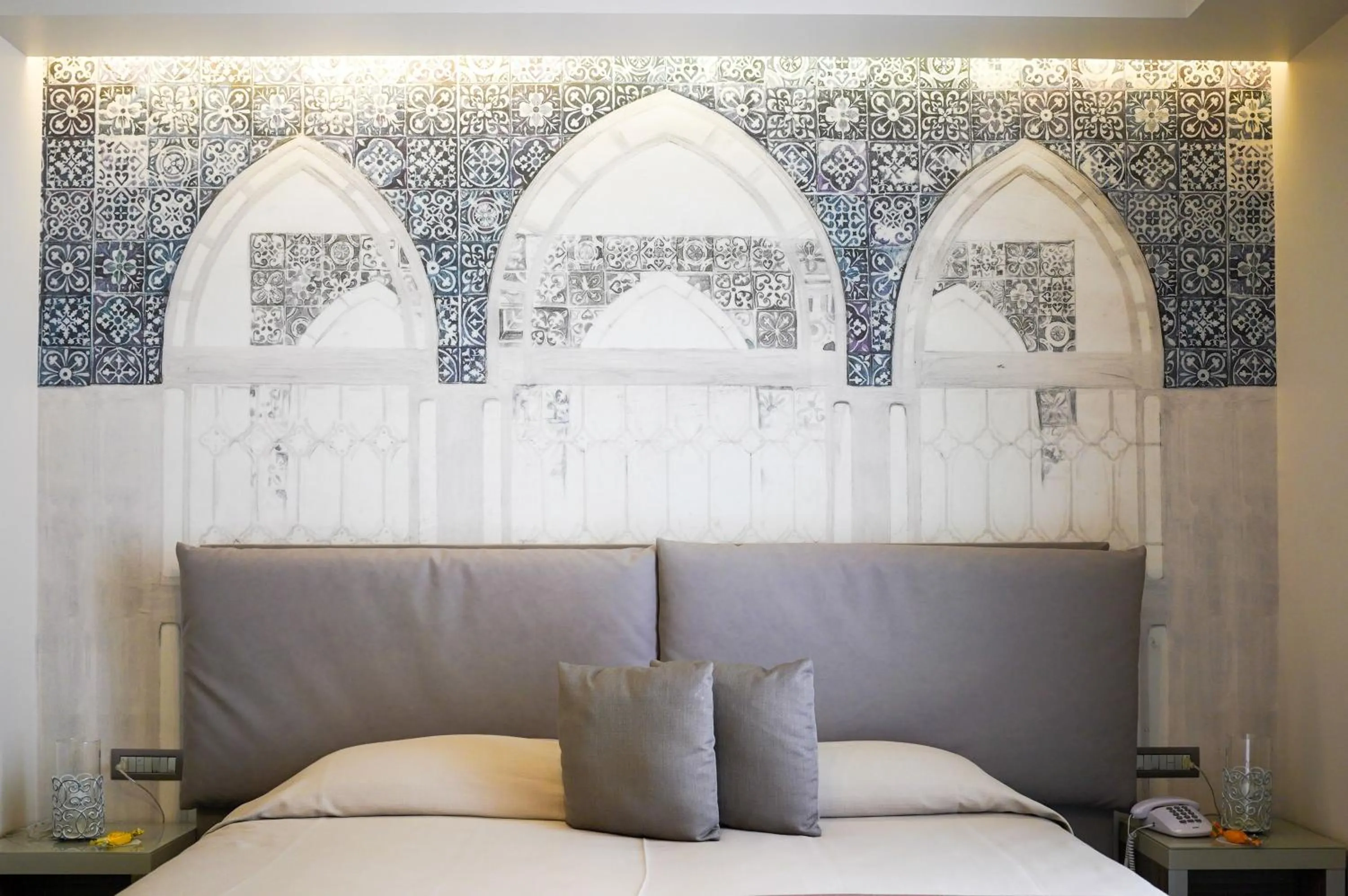 Bed in Hotel Pietra di Luna