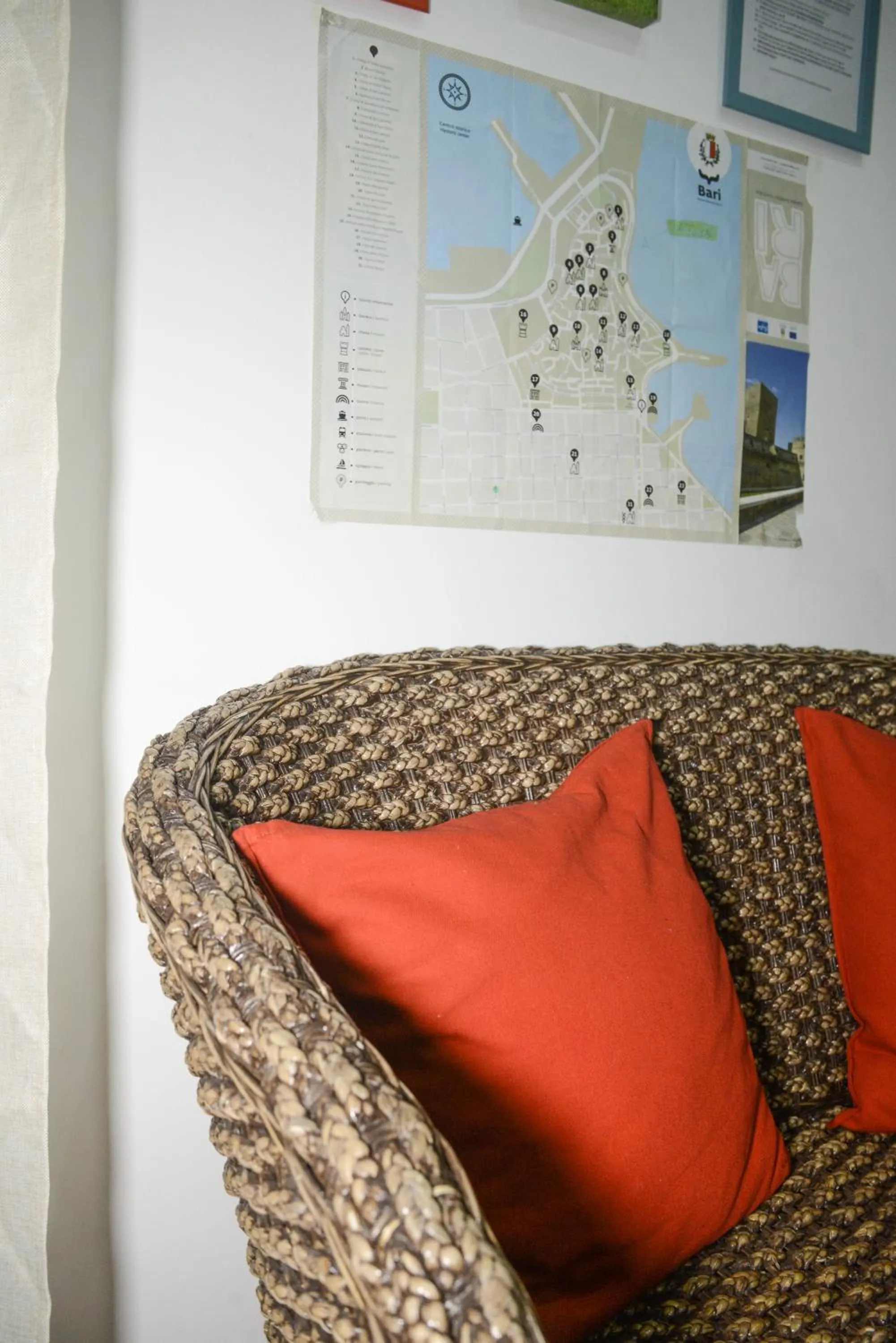 Seating area in De Rossi Holiday