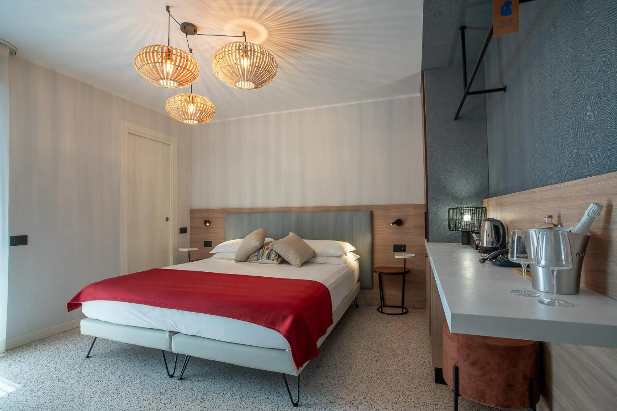 Bed in Hotel Sirenetta