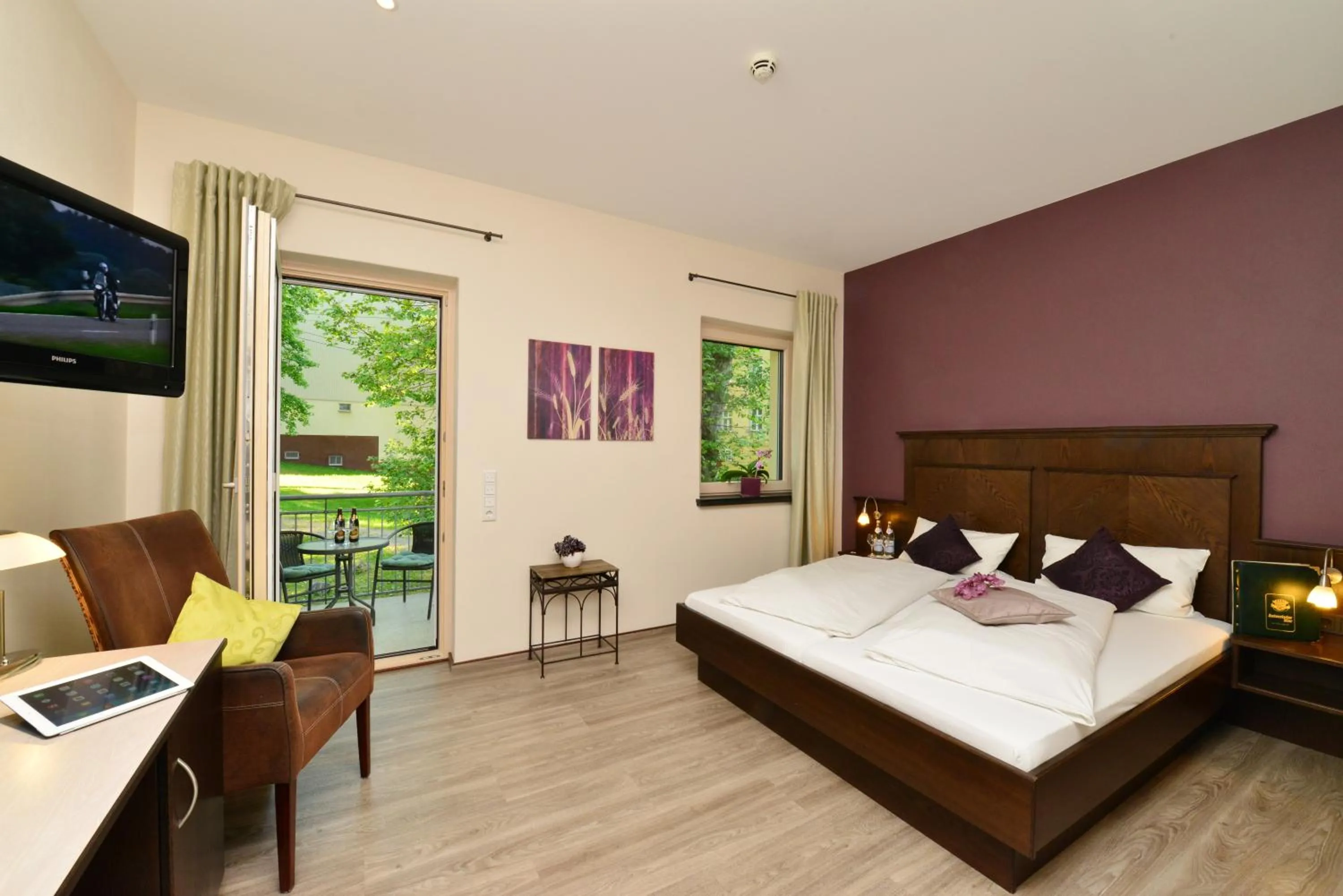 Balcony/Terrace, Bed in Autenrieder Brauereigasthof