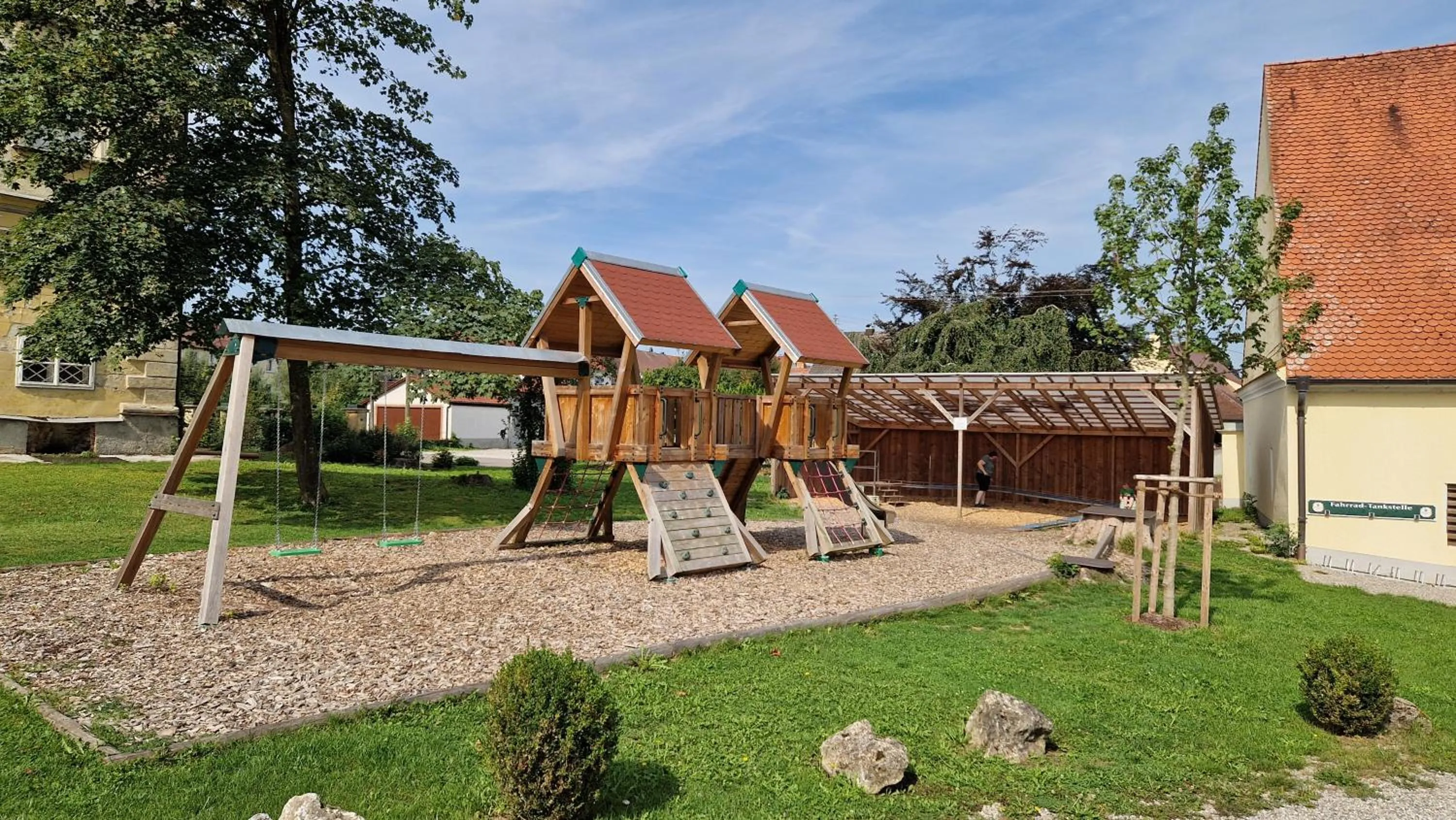 Children play ground in Autenrieder Brauereigasthof
