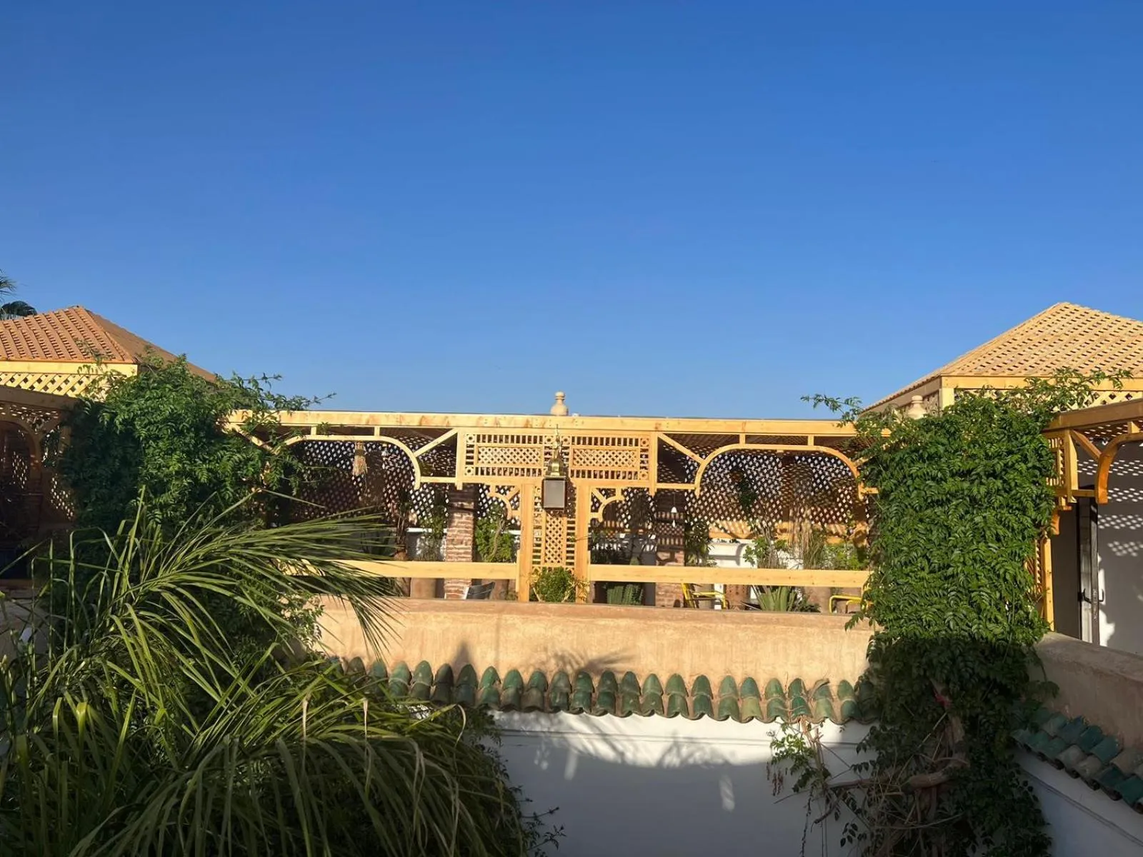 Balcony/Terrace in Riad Tibibt