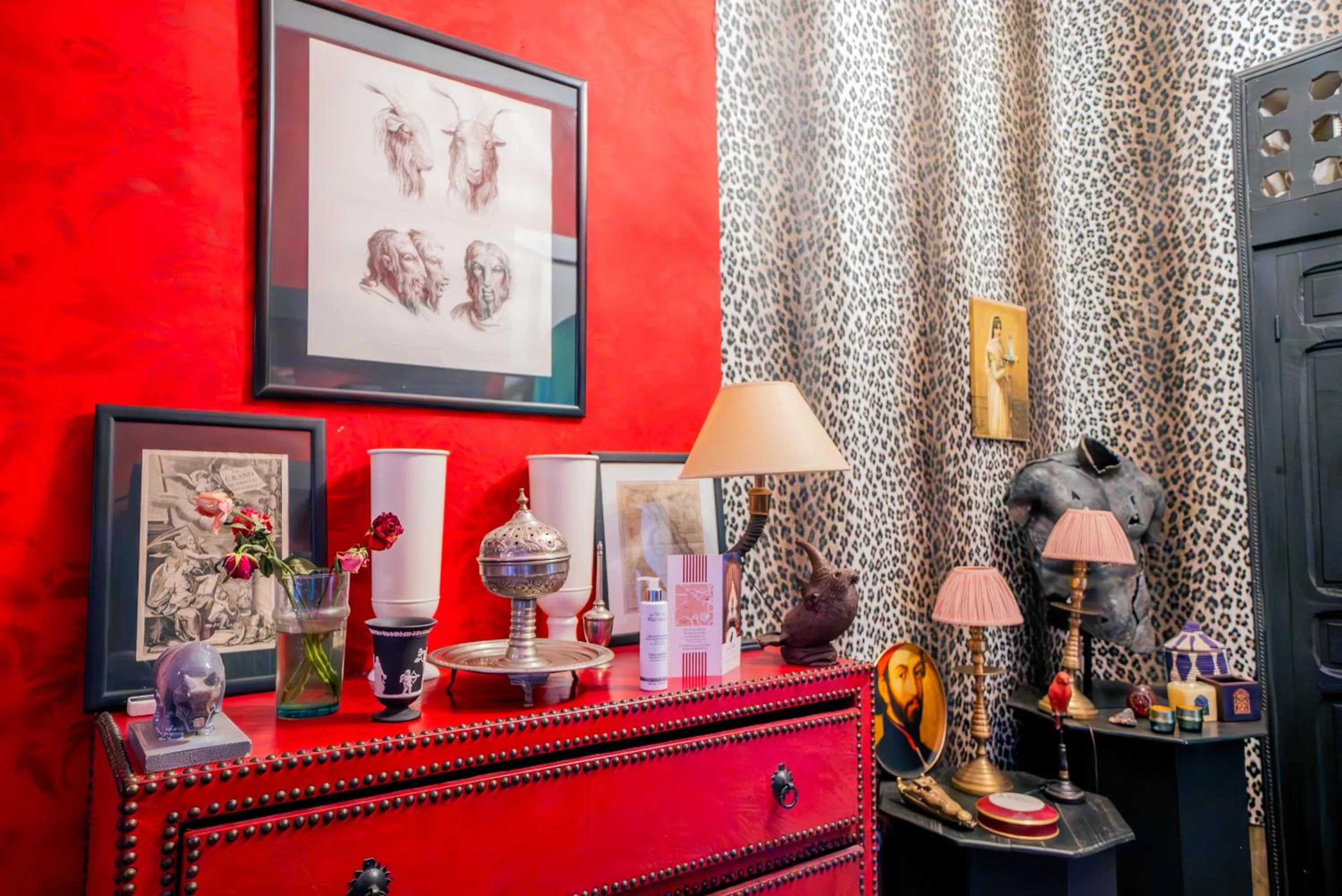 Decorative detail in Riad Tibibt