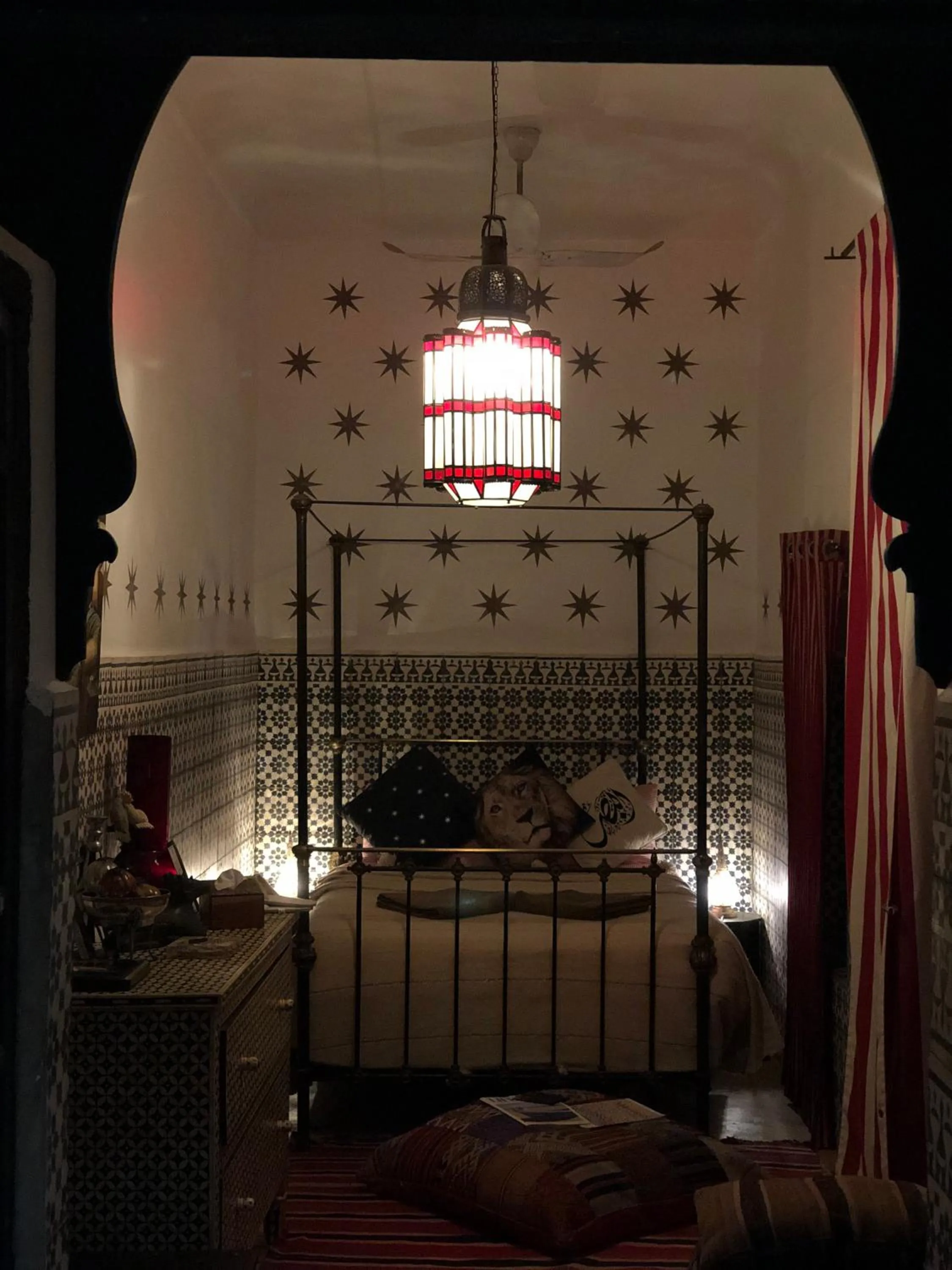 Bed in Riad Tibibt