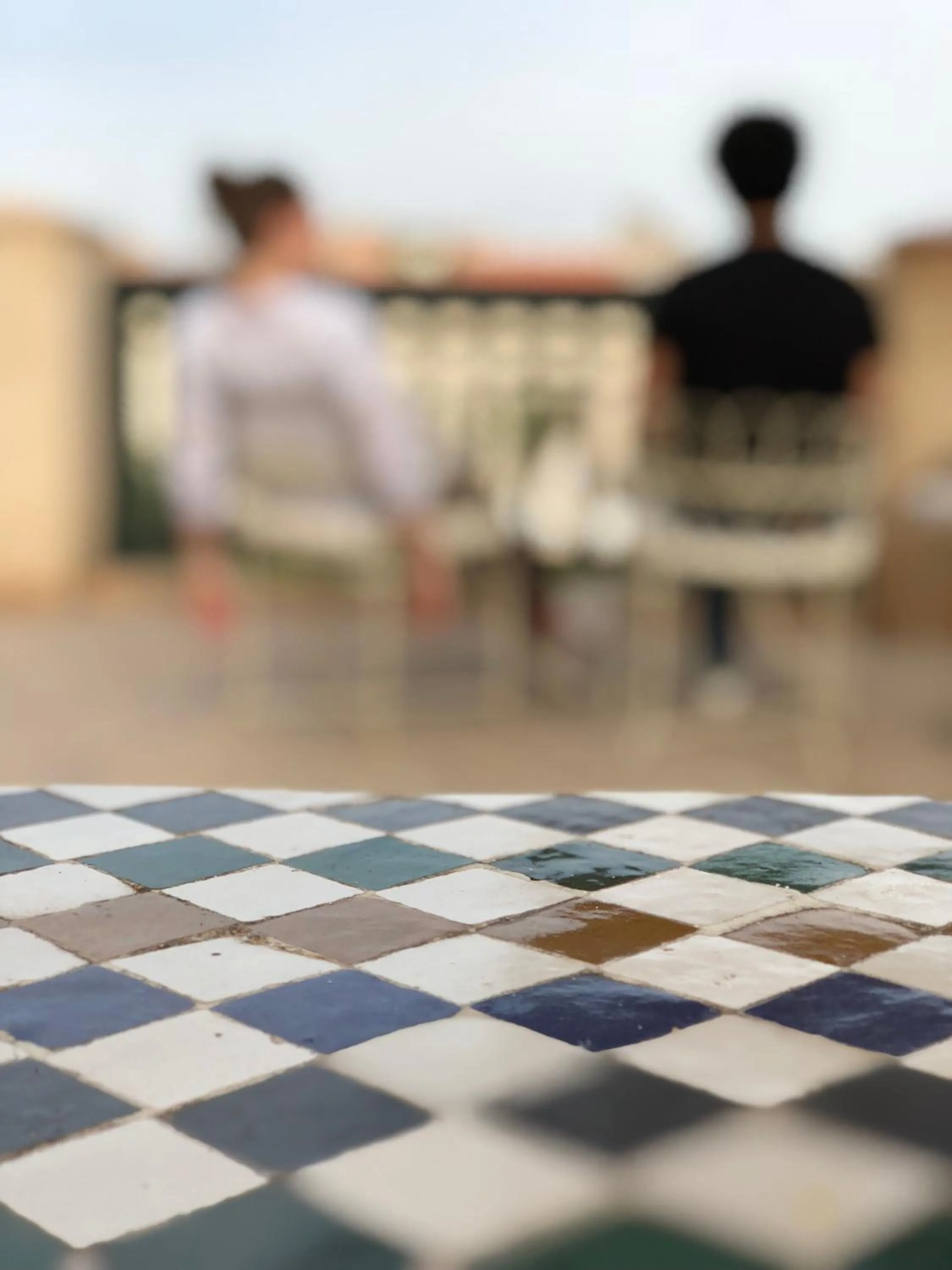 Decorative detail in Riad Tibibt