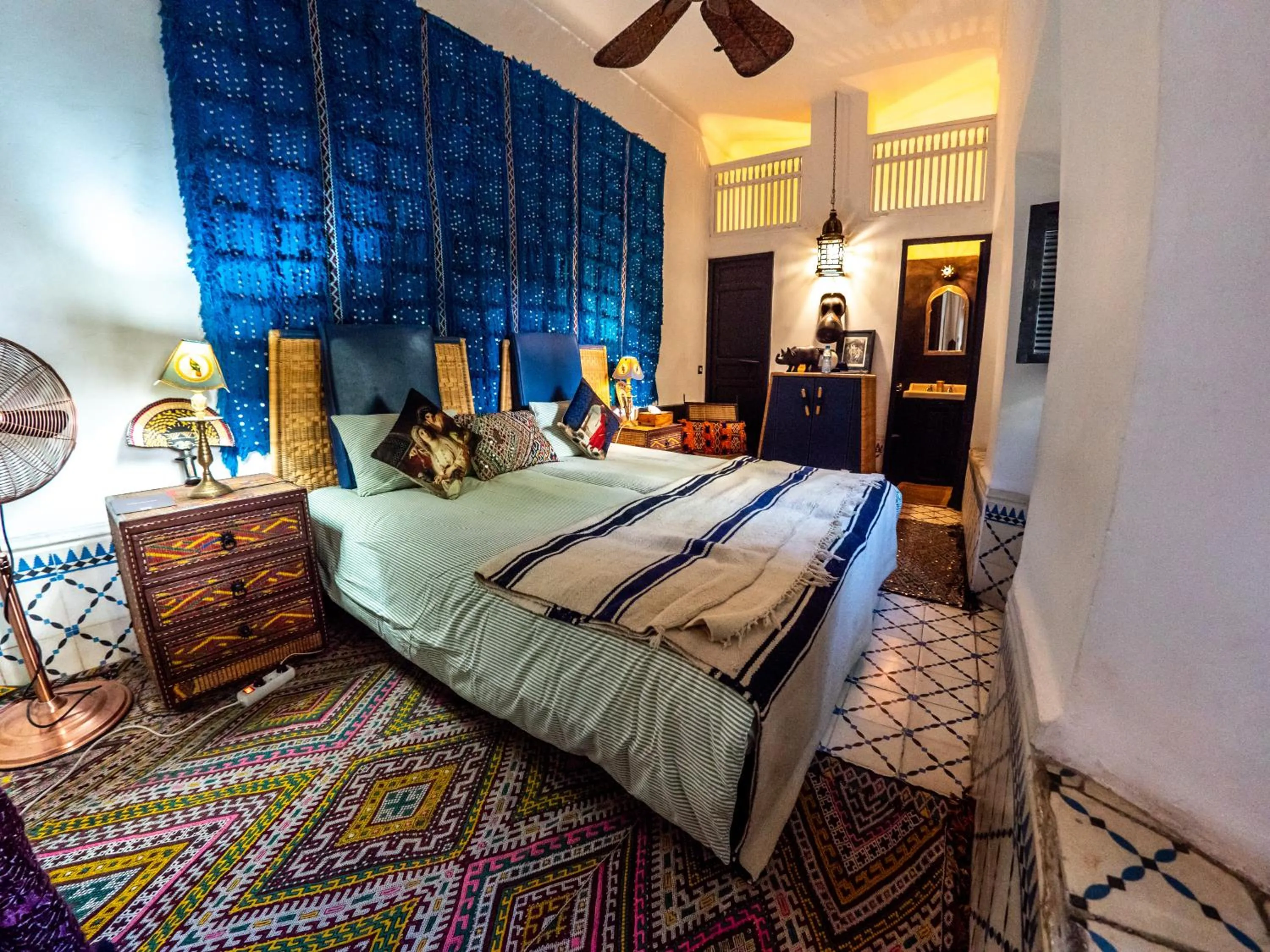 Photo of the whole room, Bed in Riad Tibibt
