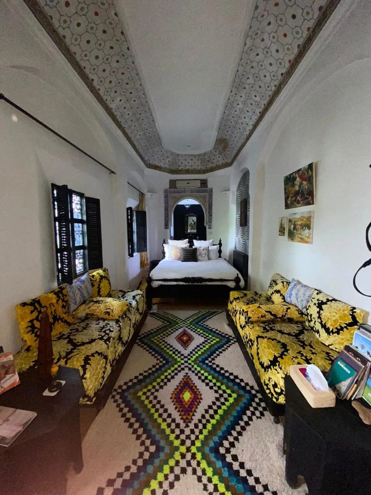 Photo of the whole room, Bed in Riad Tibibt