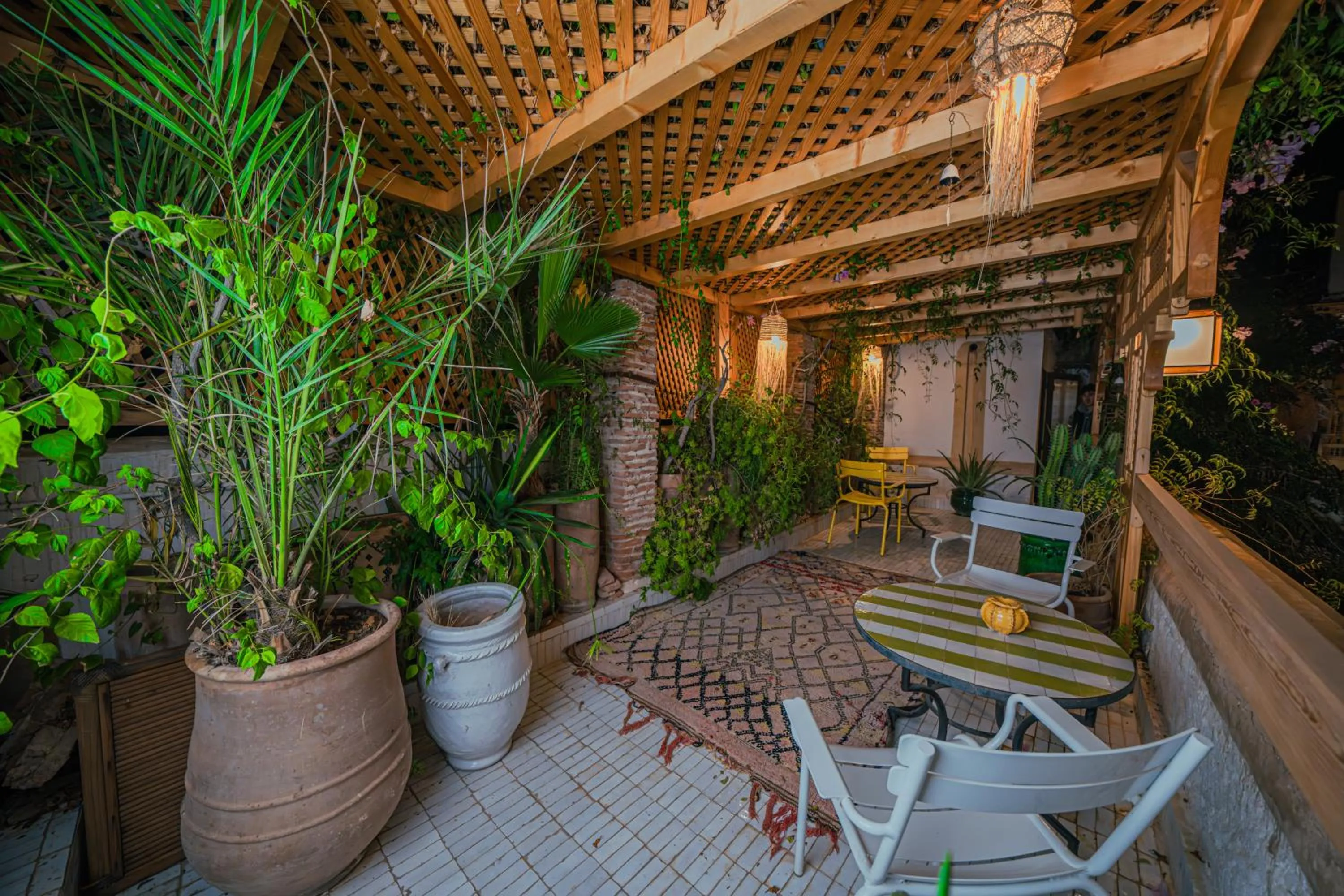 Balcony/Terrace in Riad Tibibt