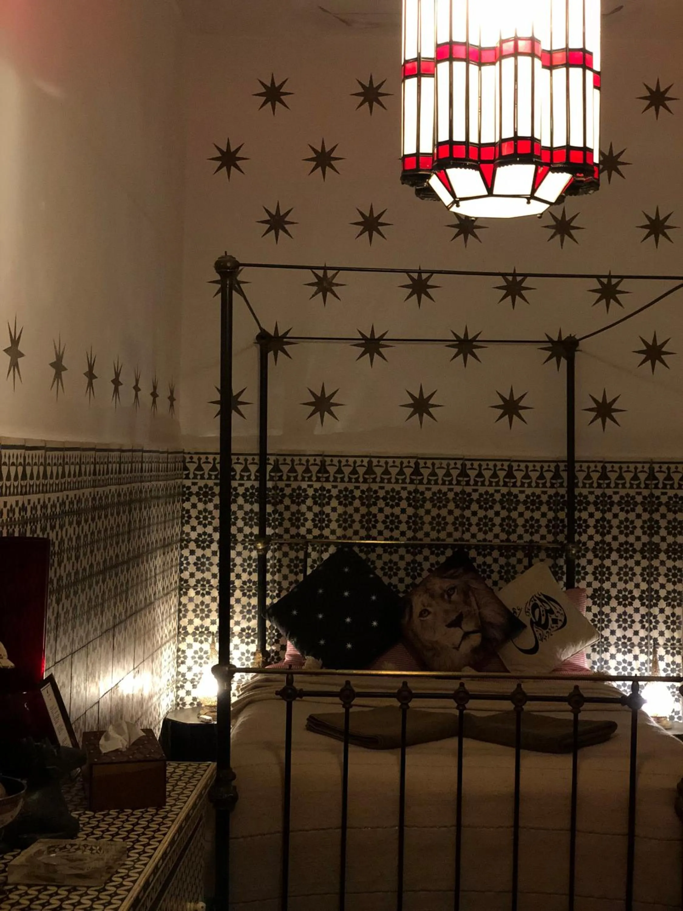 Bed in Riad Tibibt
