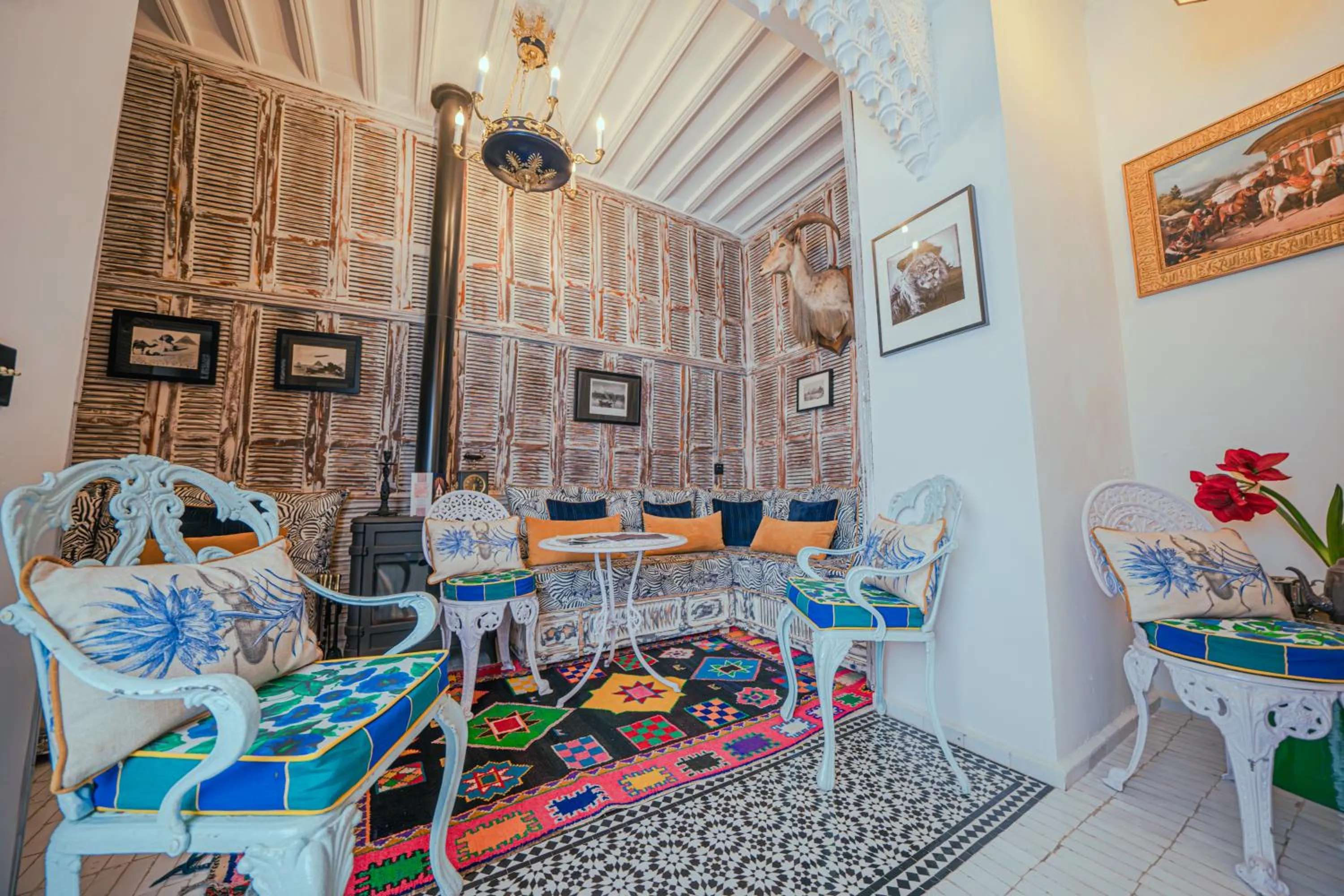 Living room in Riad Tibibt