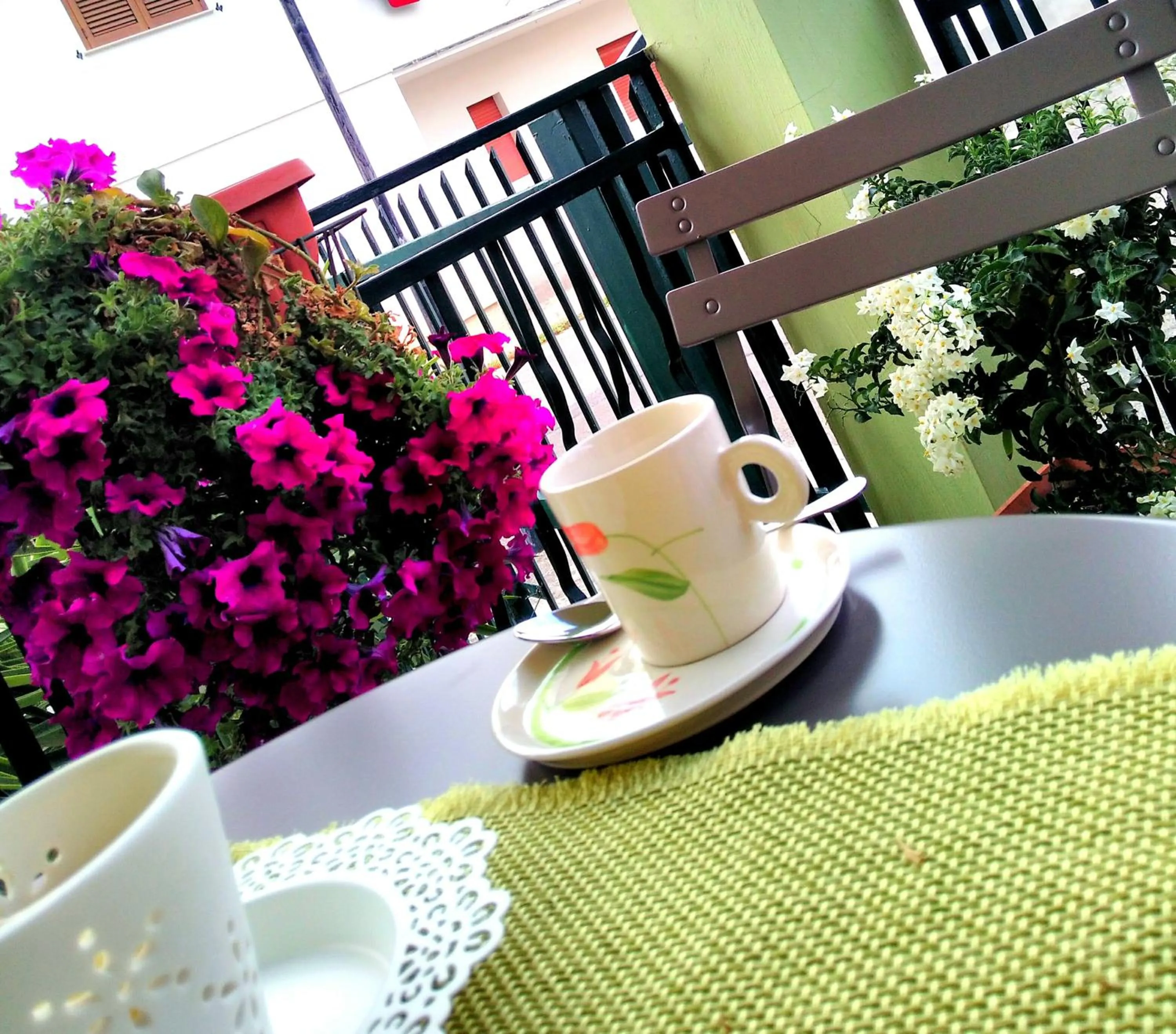 Property building in B&B L'angolo fiorito