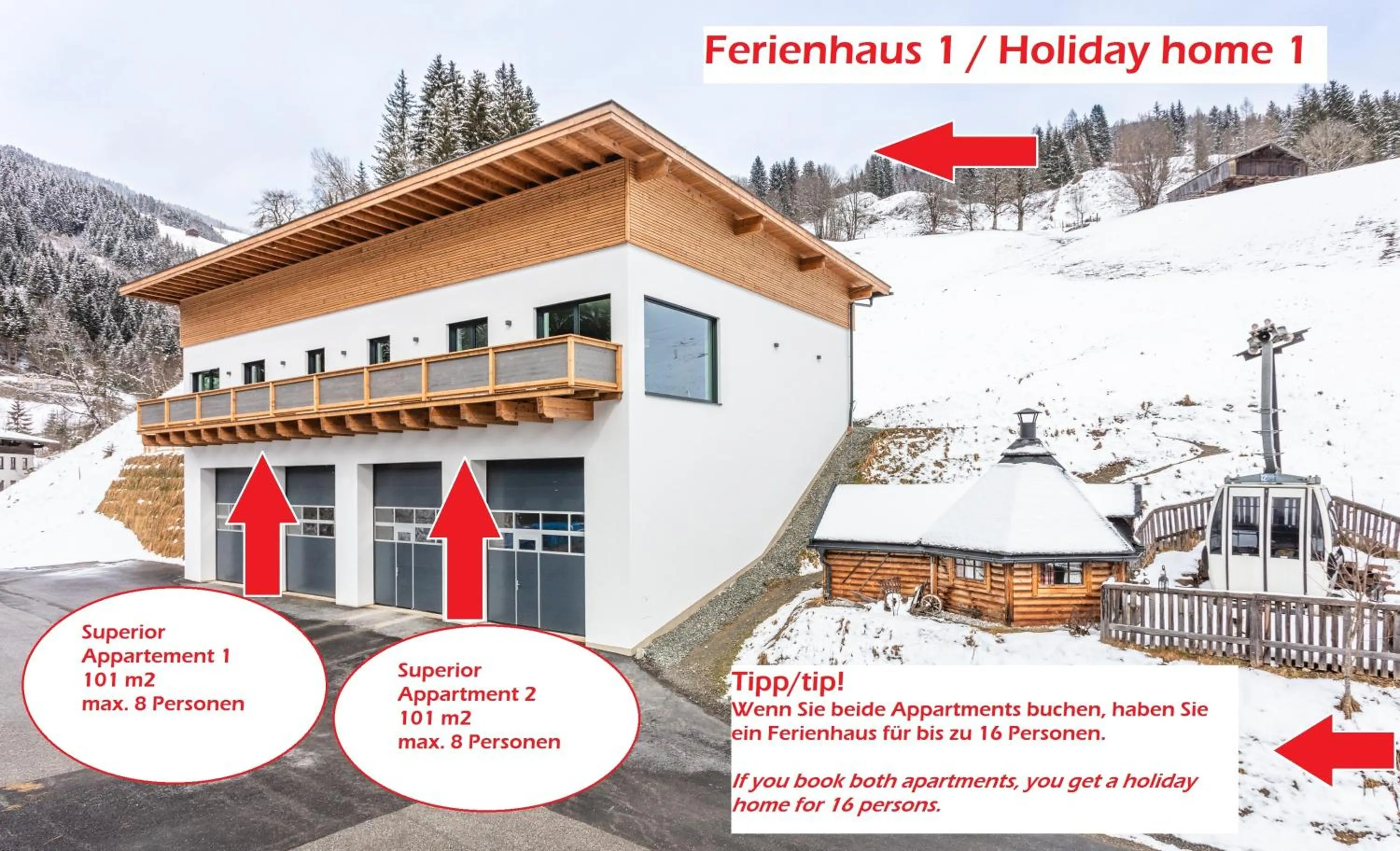Property building in Appartements Moser