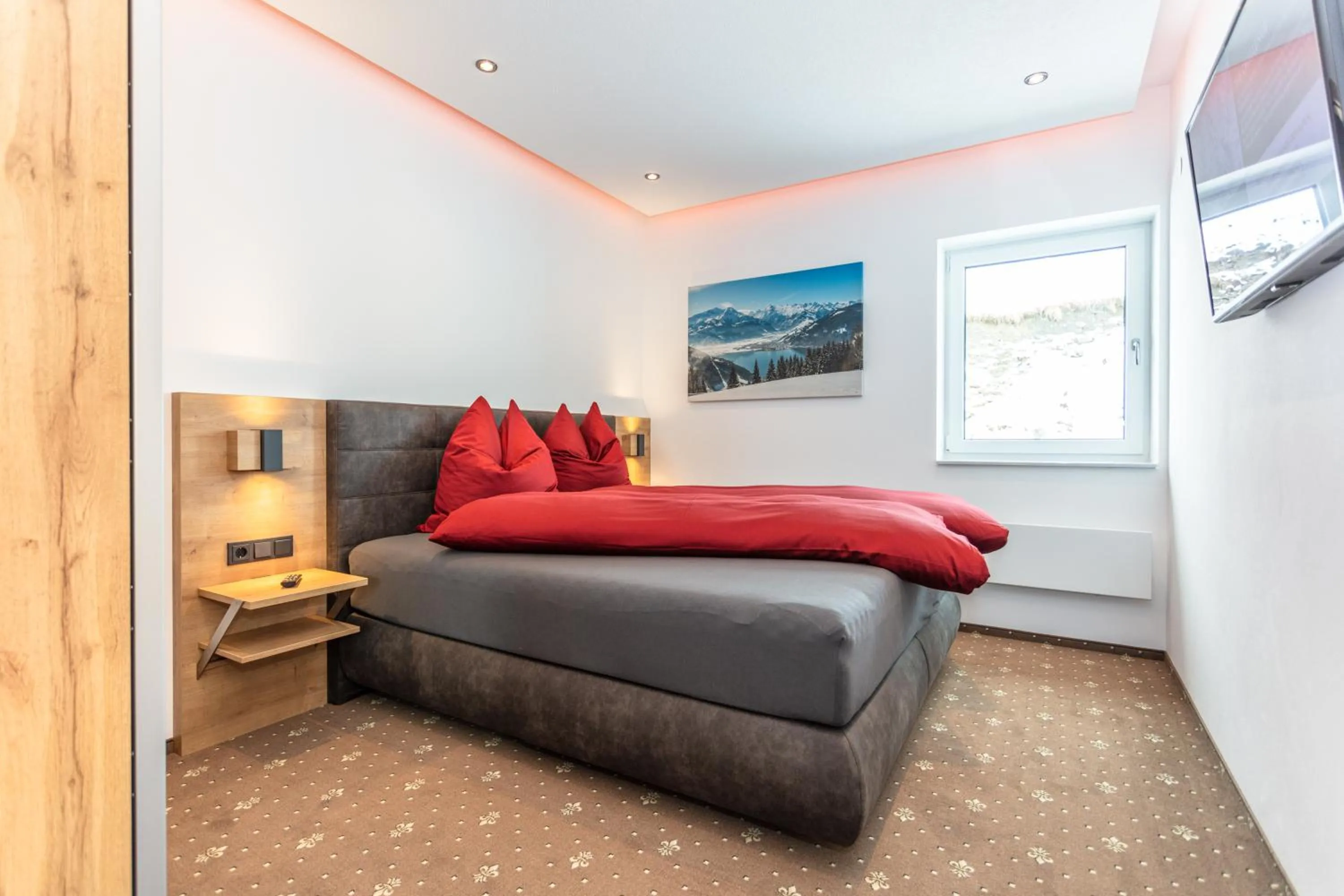 Bed in Appartements Moser
