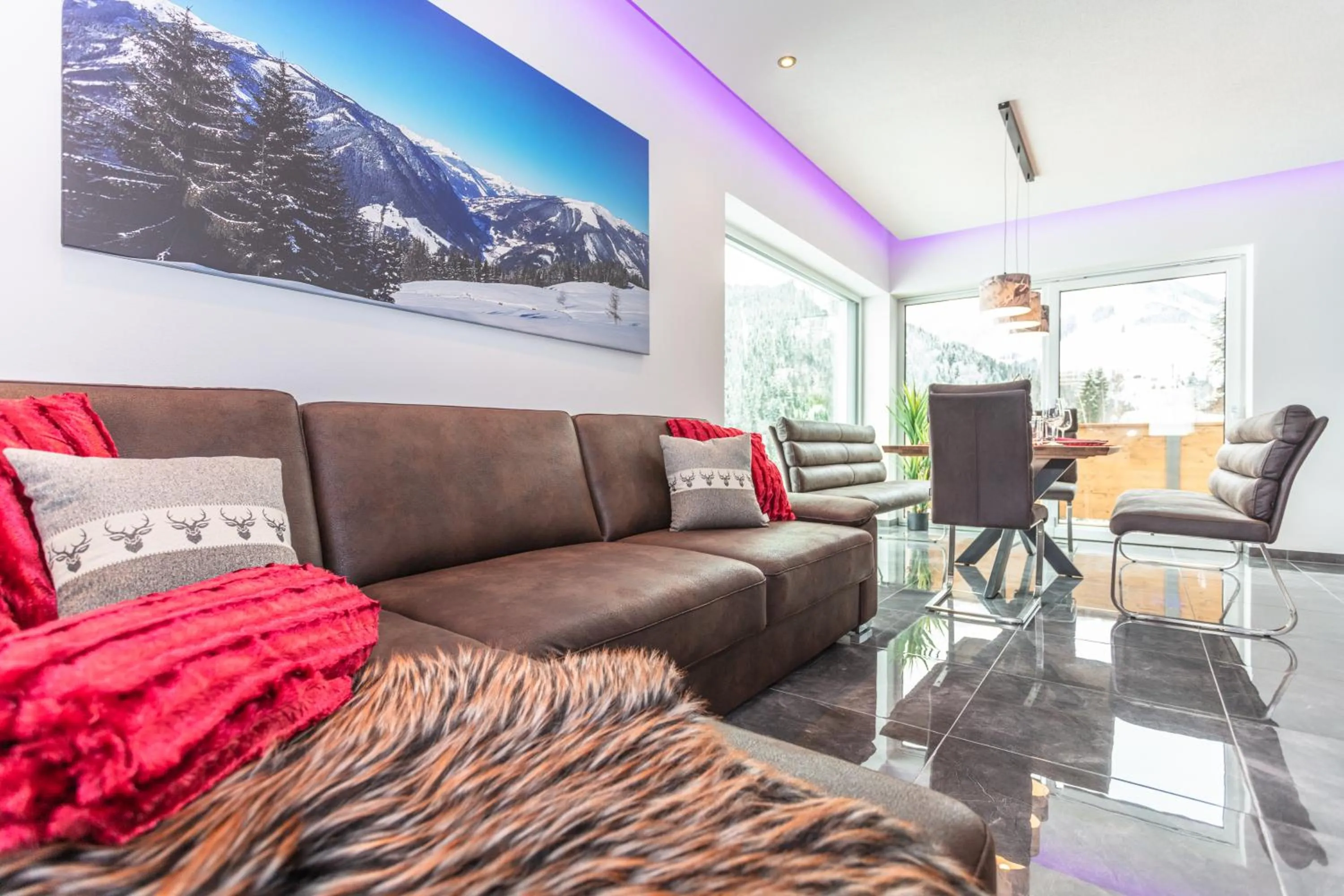 Living room in Appartements Moser
