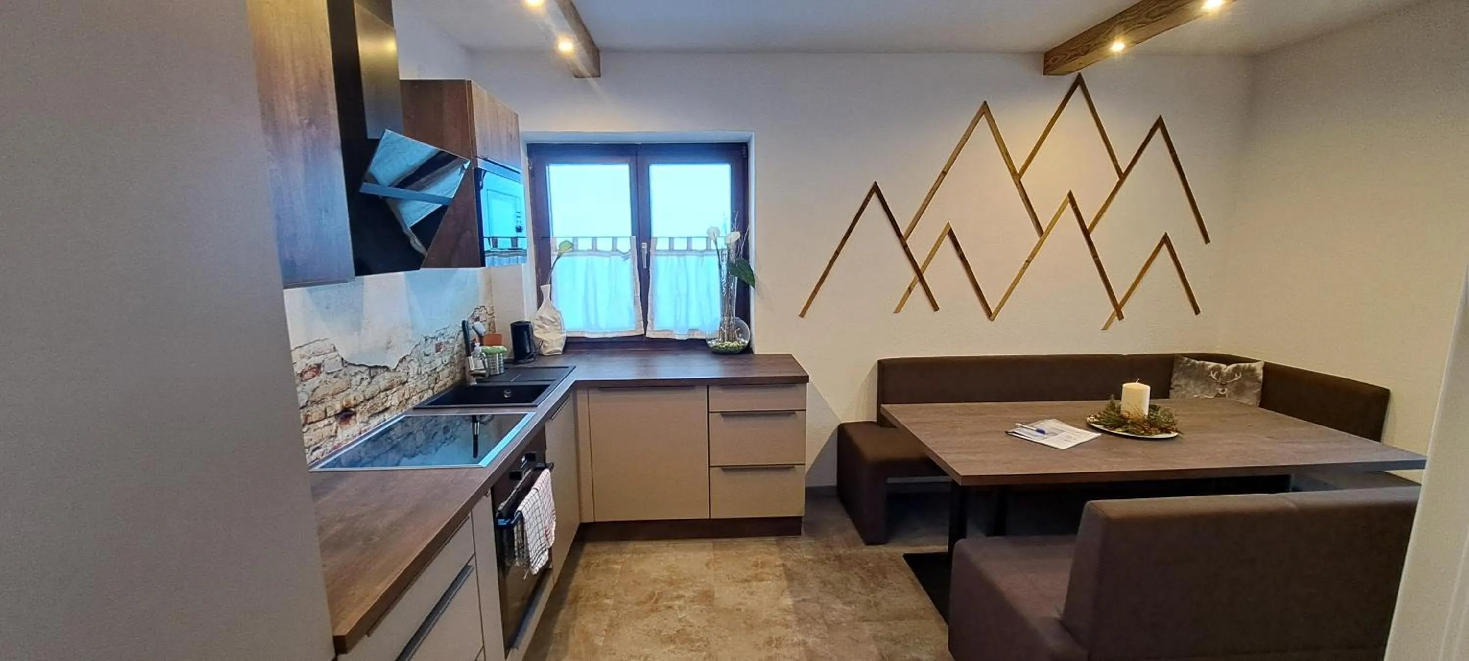 kitchen in Appartements Moser