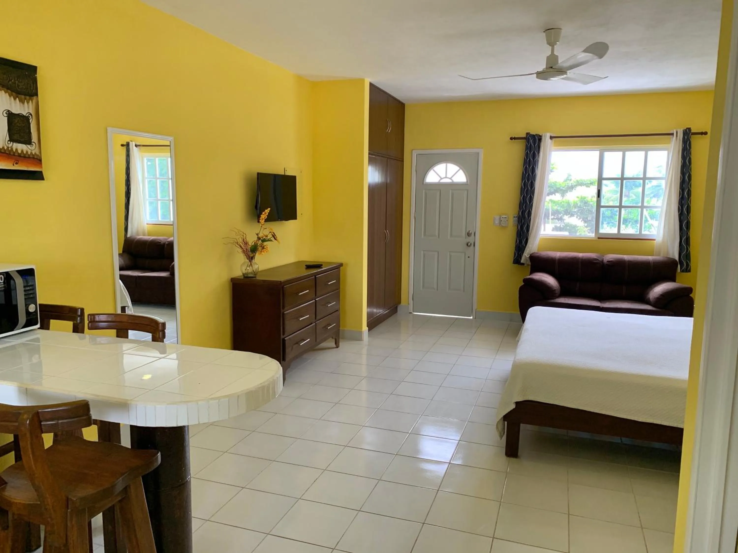 Bed in Casa Coral Cozumel