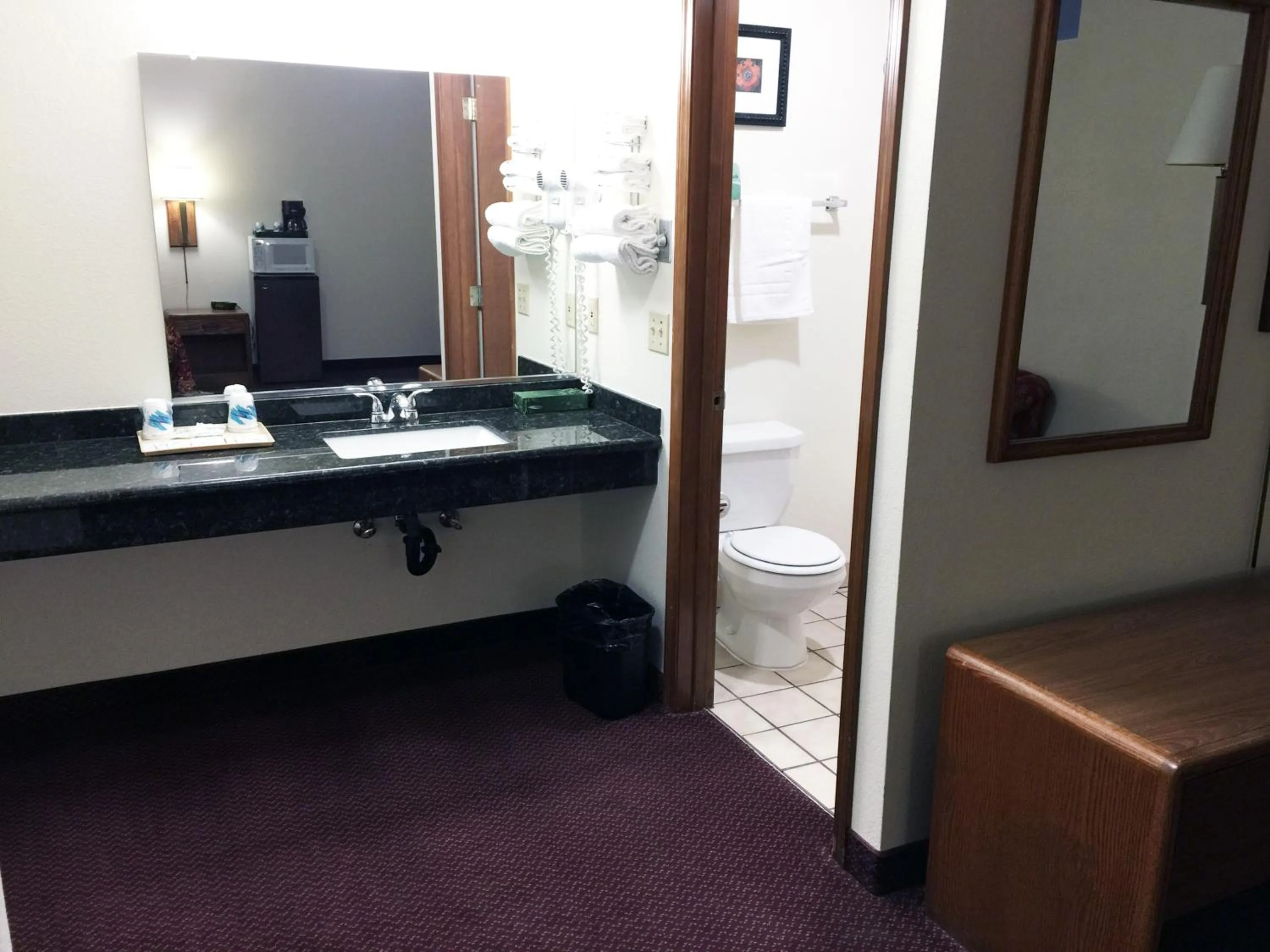 Toilet in Westward Inn