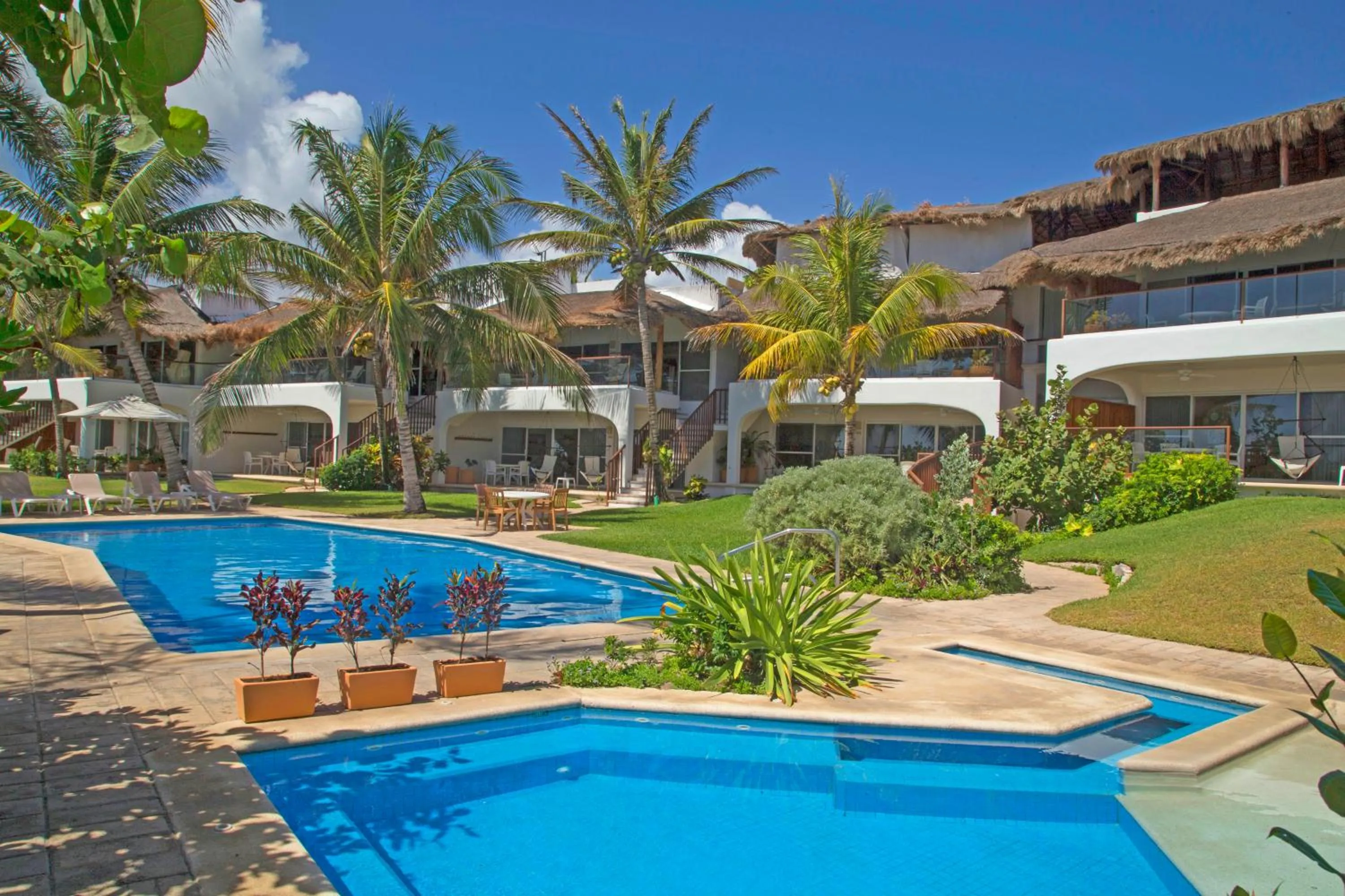 Garden in Las Villas Akumal