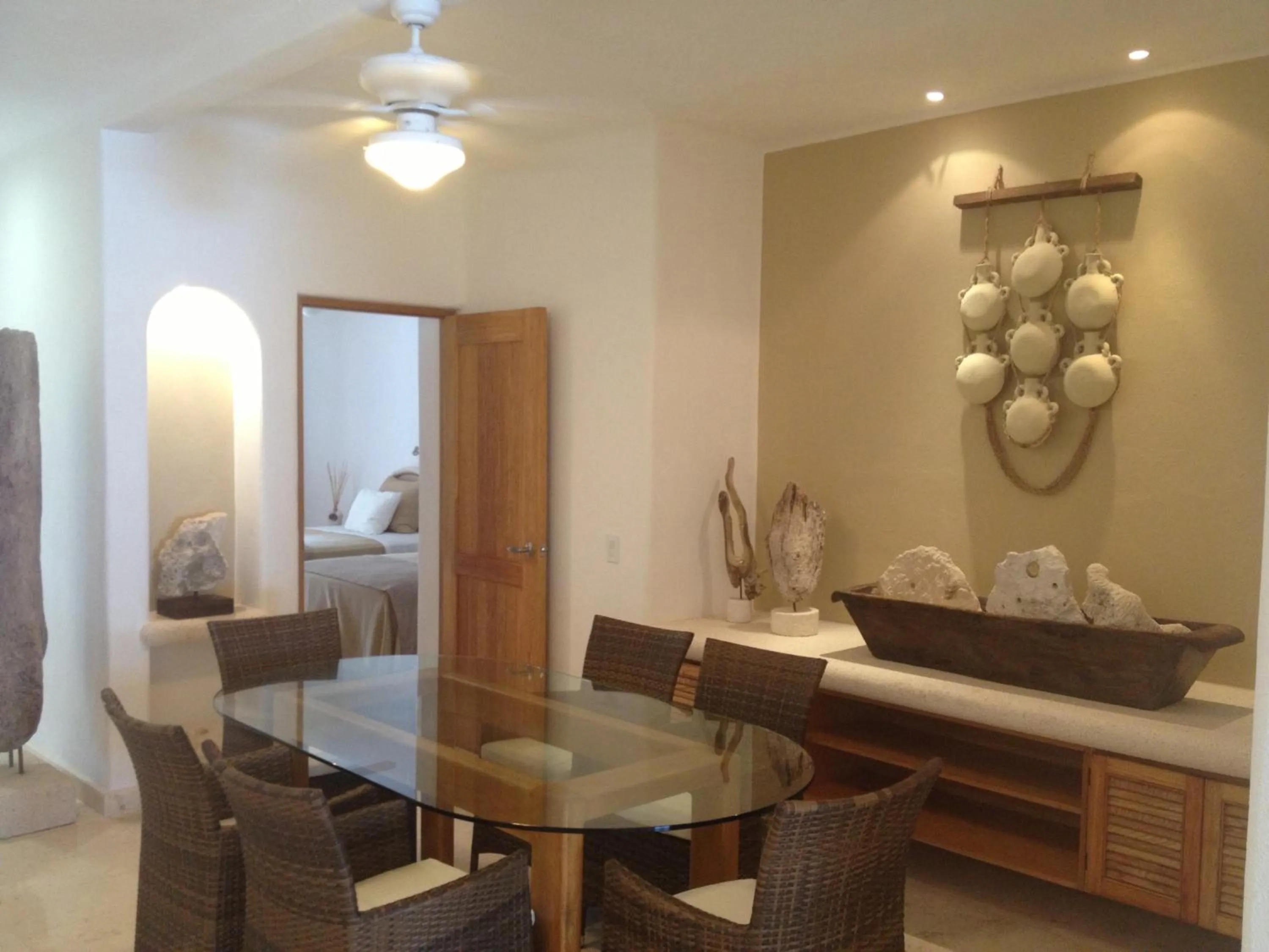 Dining area in Las Villas Akumal