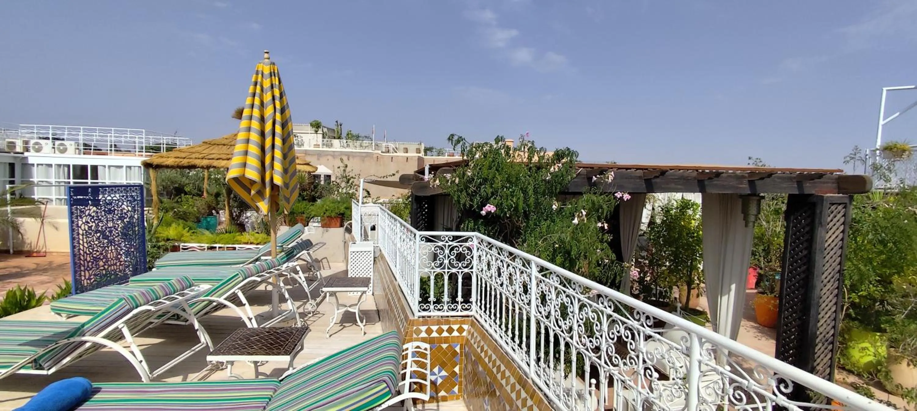 Solarium in Riad Dar Saad - Hammam & Spa