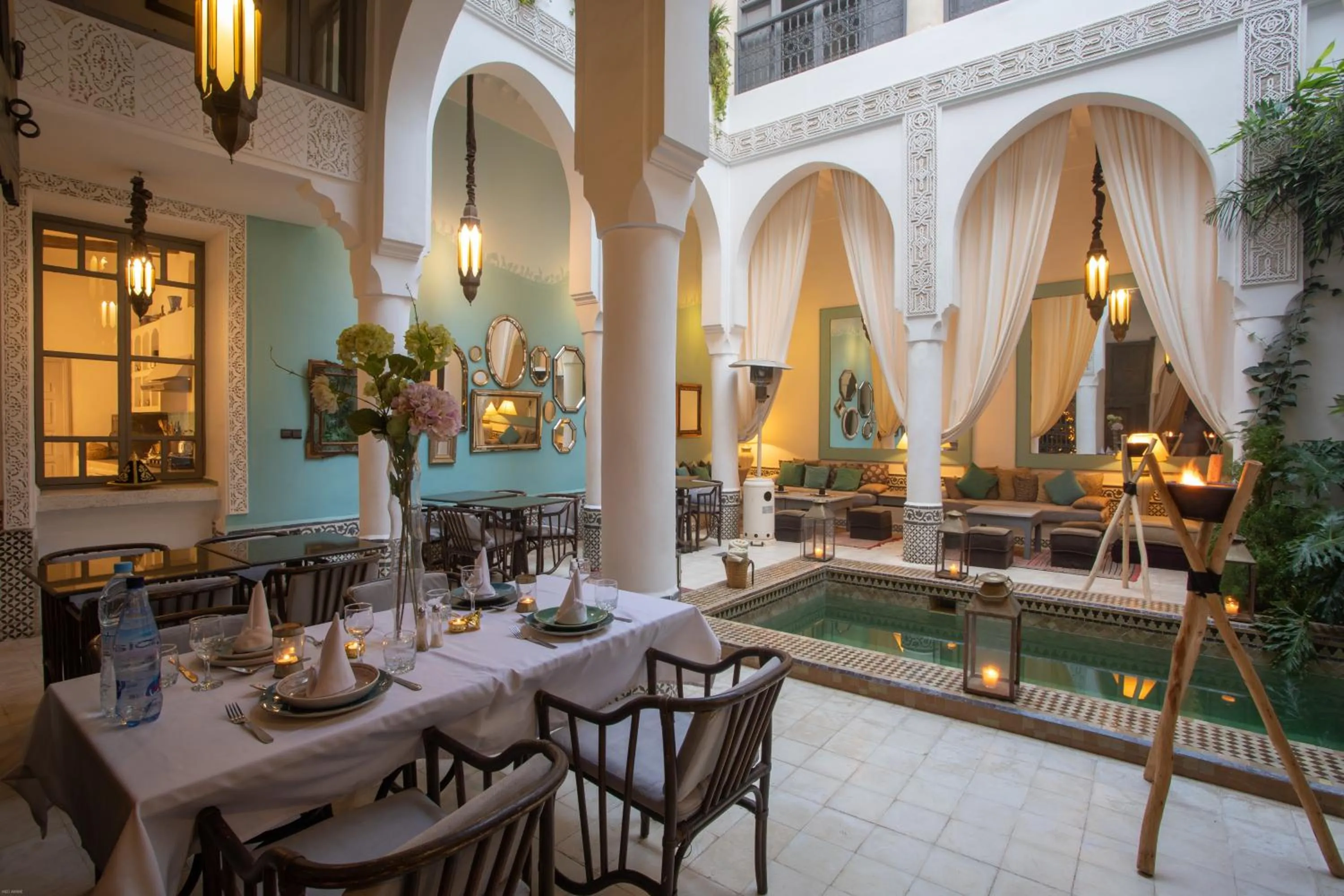 Restaurant/places to eat in Riad Dar Saad - Hammam & Spa