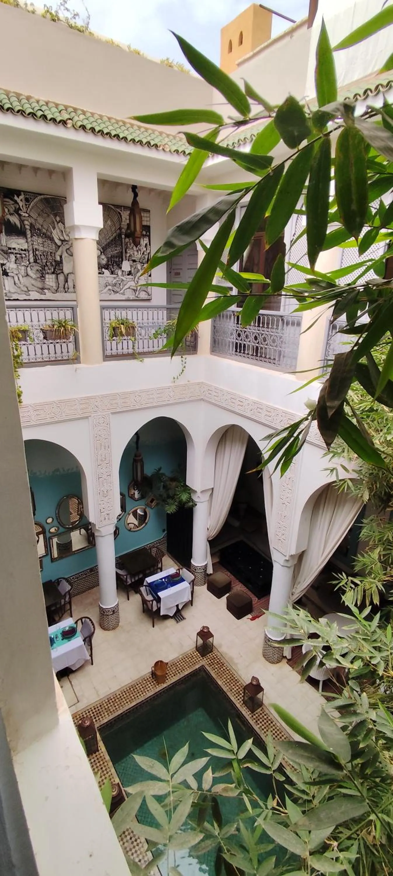 Pool view in Riad Dar Saad - Hammam & Spa