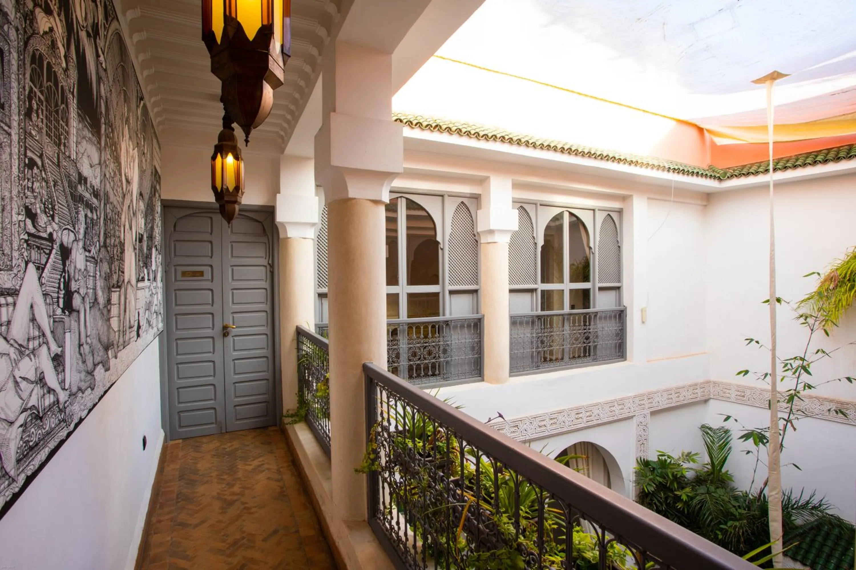 Patio in Riad Dar Saad - Hammam & Spa