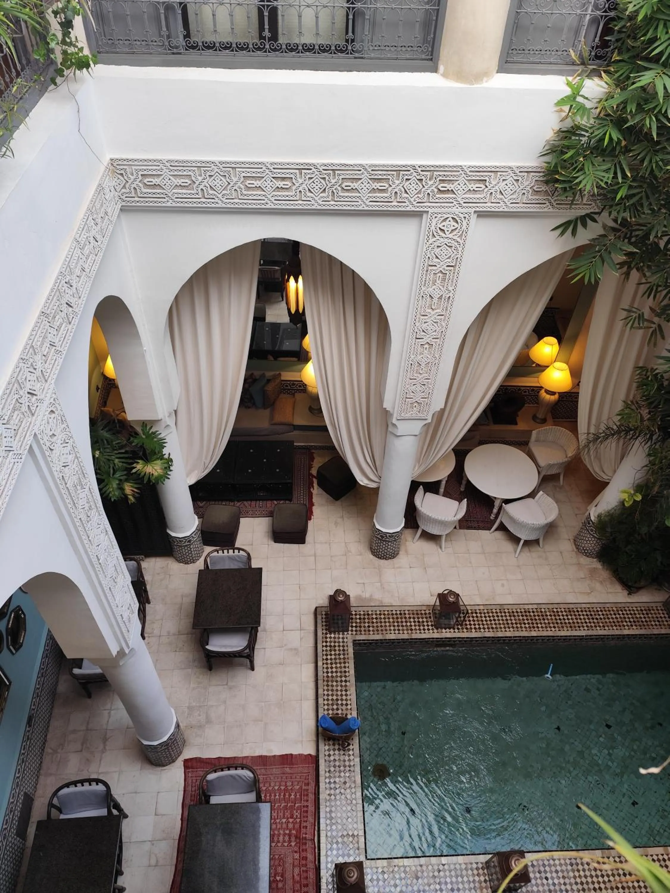 Pool view in Riad Dar Saad - Hammam & Spa