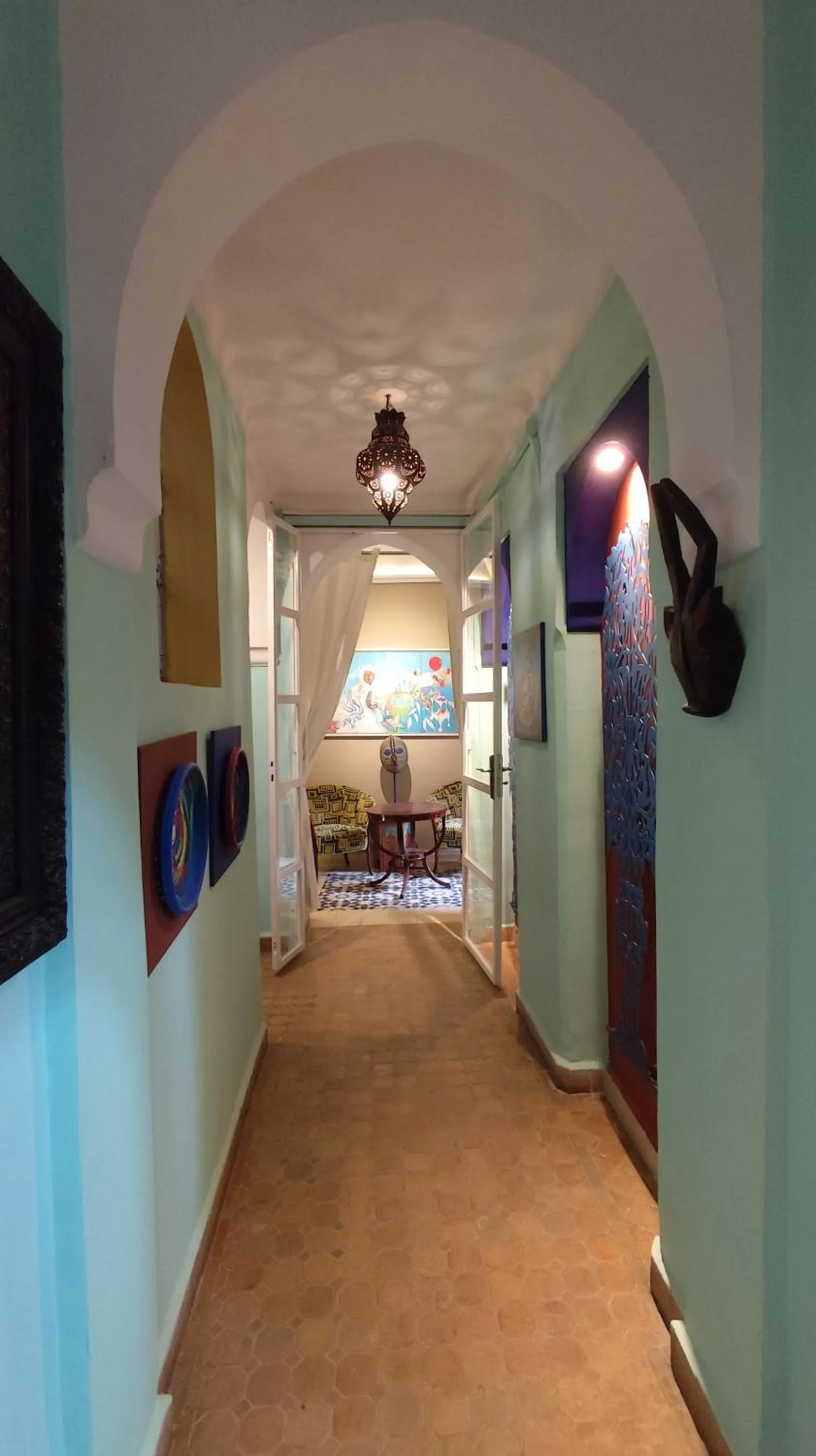 Lobby or reception in Riad Dar Saad - Hammam & Spa