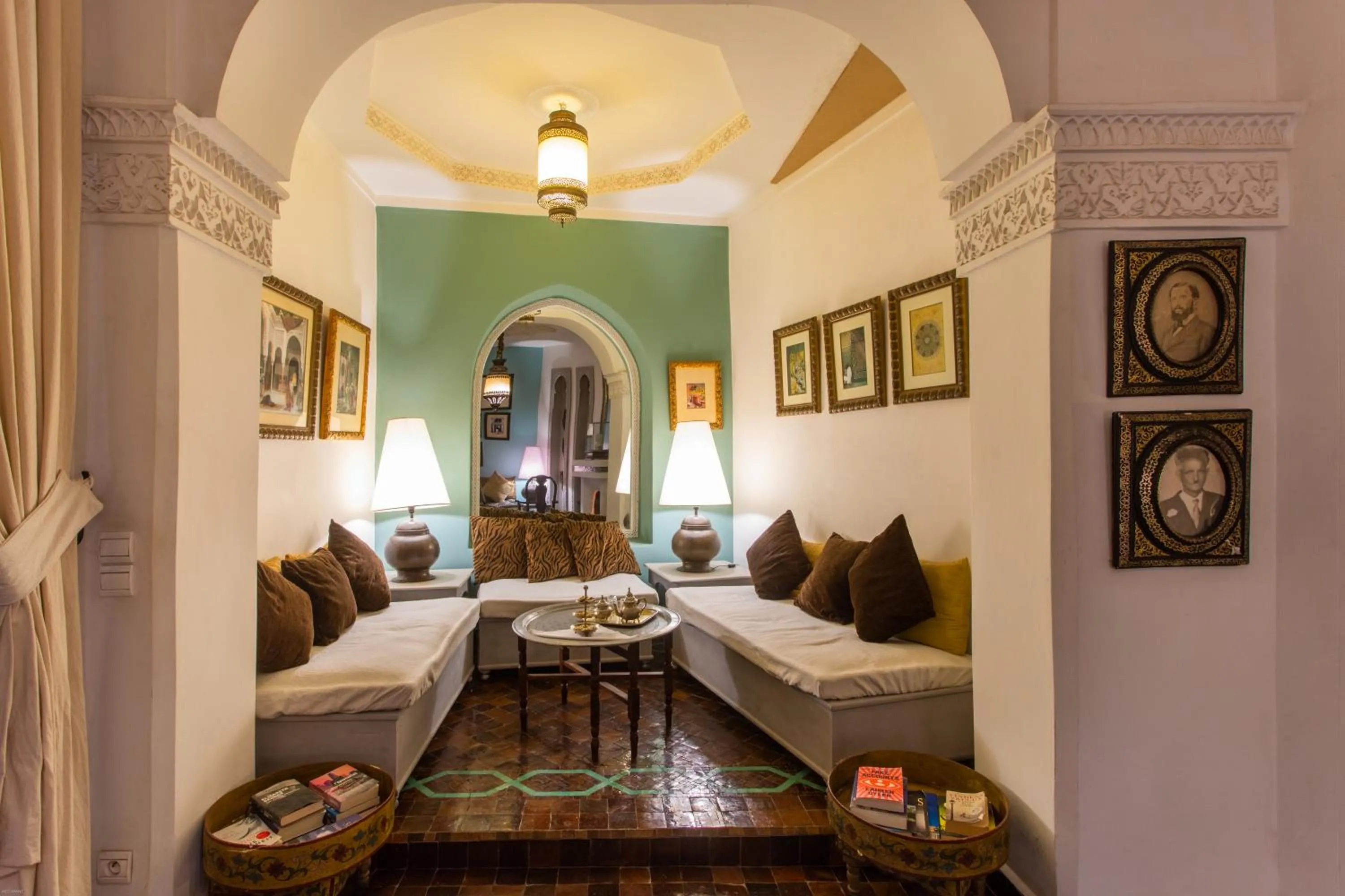 Living room in Riad Dar Saad - Hammam & Spa