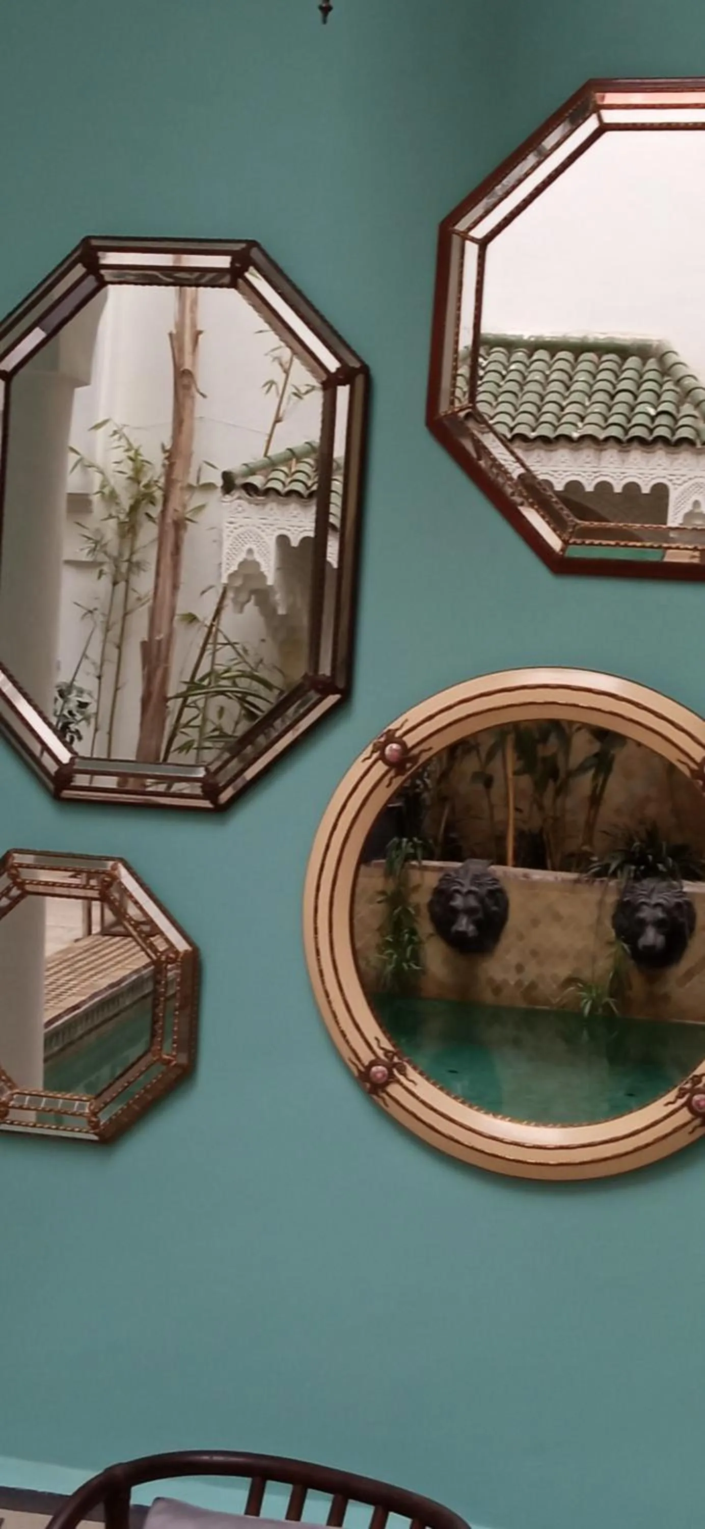 Decorative detail in Riad Dar Saad - Hammam & Spa