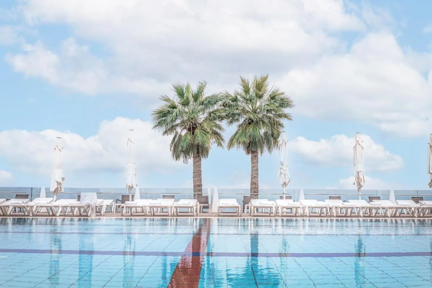 Pool view in Golan Hotel