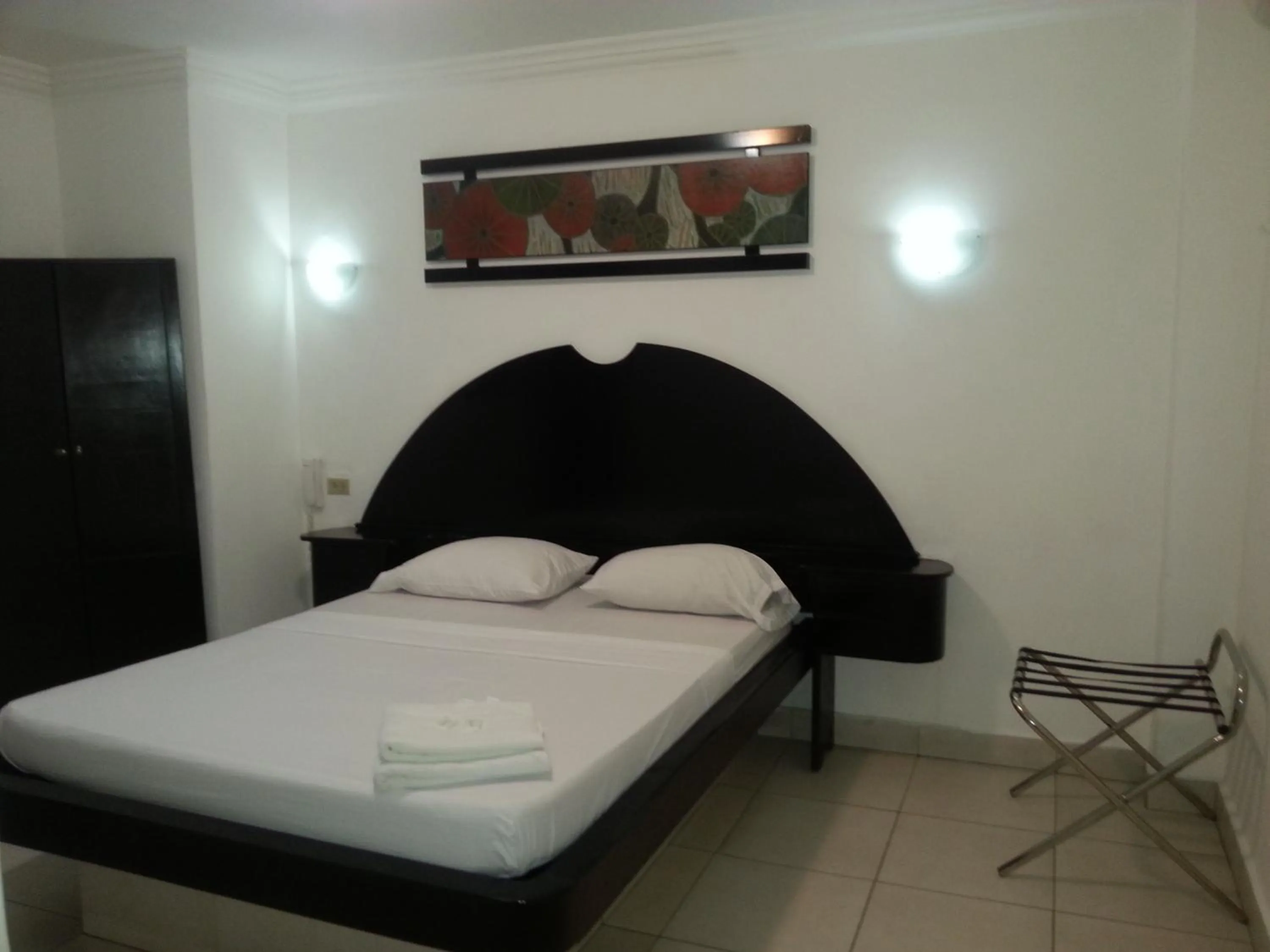 Bed in Hotel Pension Corona