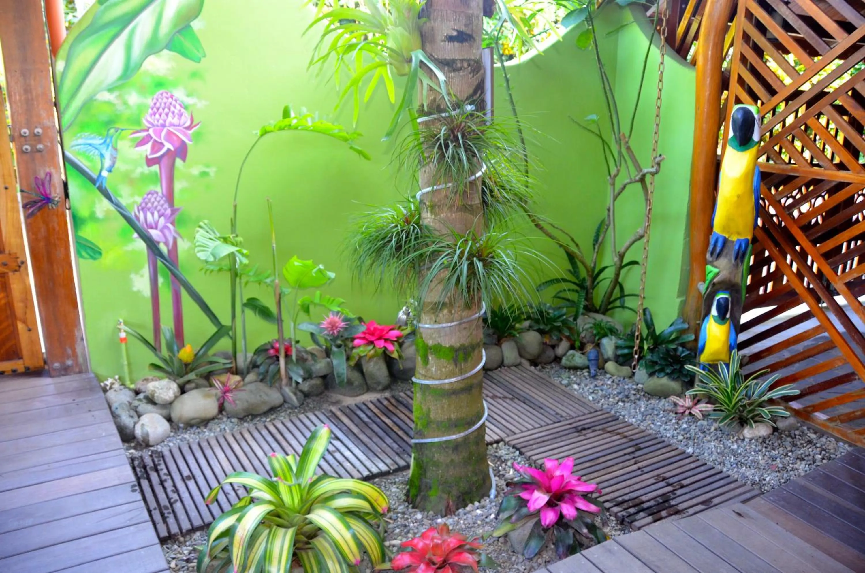 Garden in Physis Caribbean Bed & Breakfast