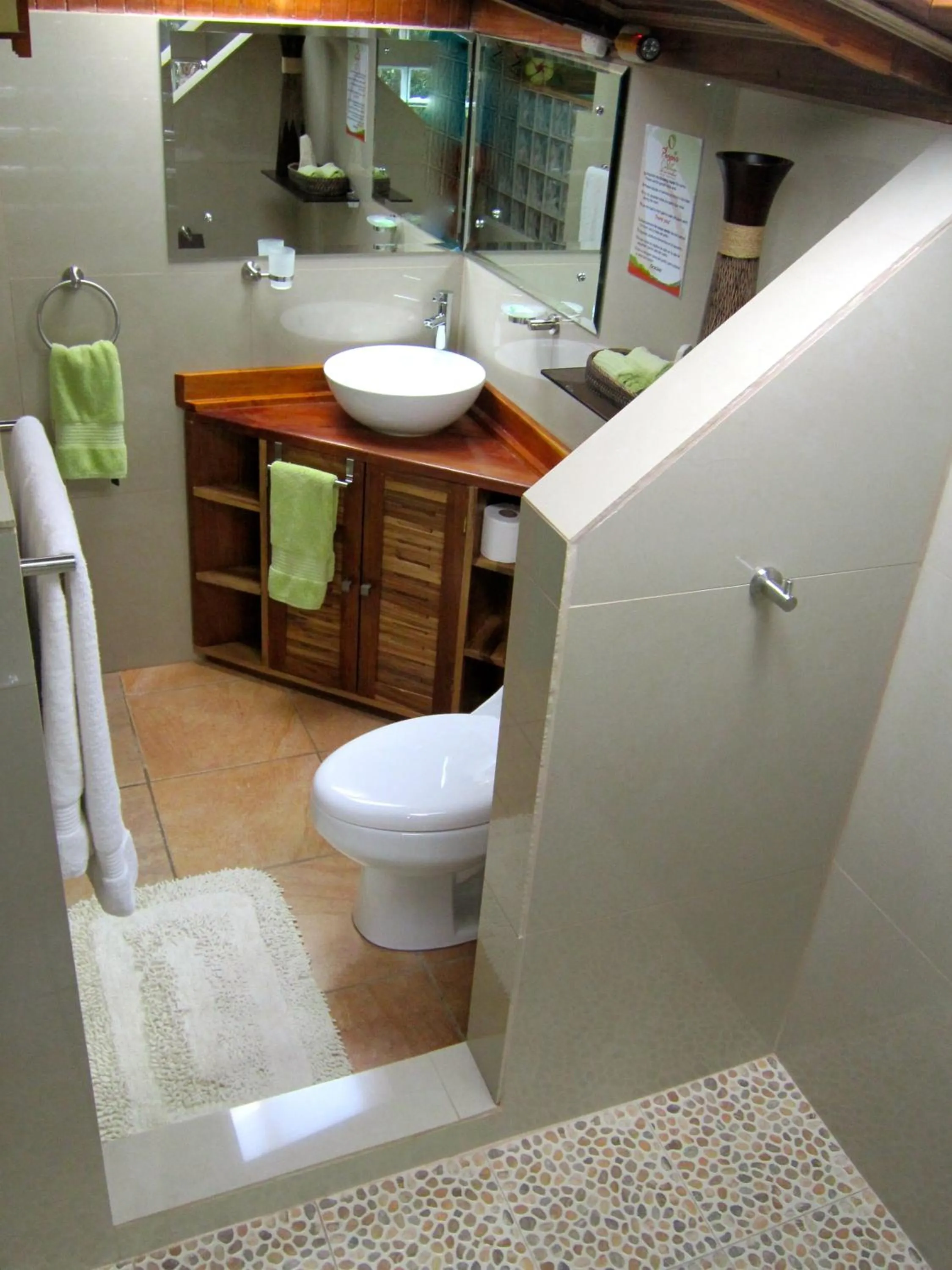 Bathroom in Physis Caribbean Bed & Breakfast