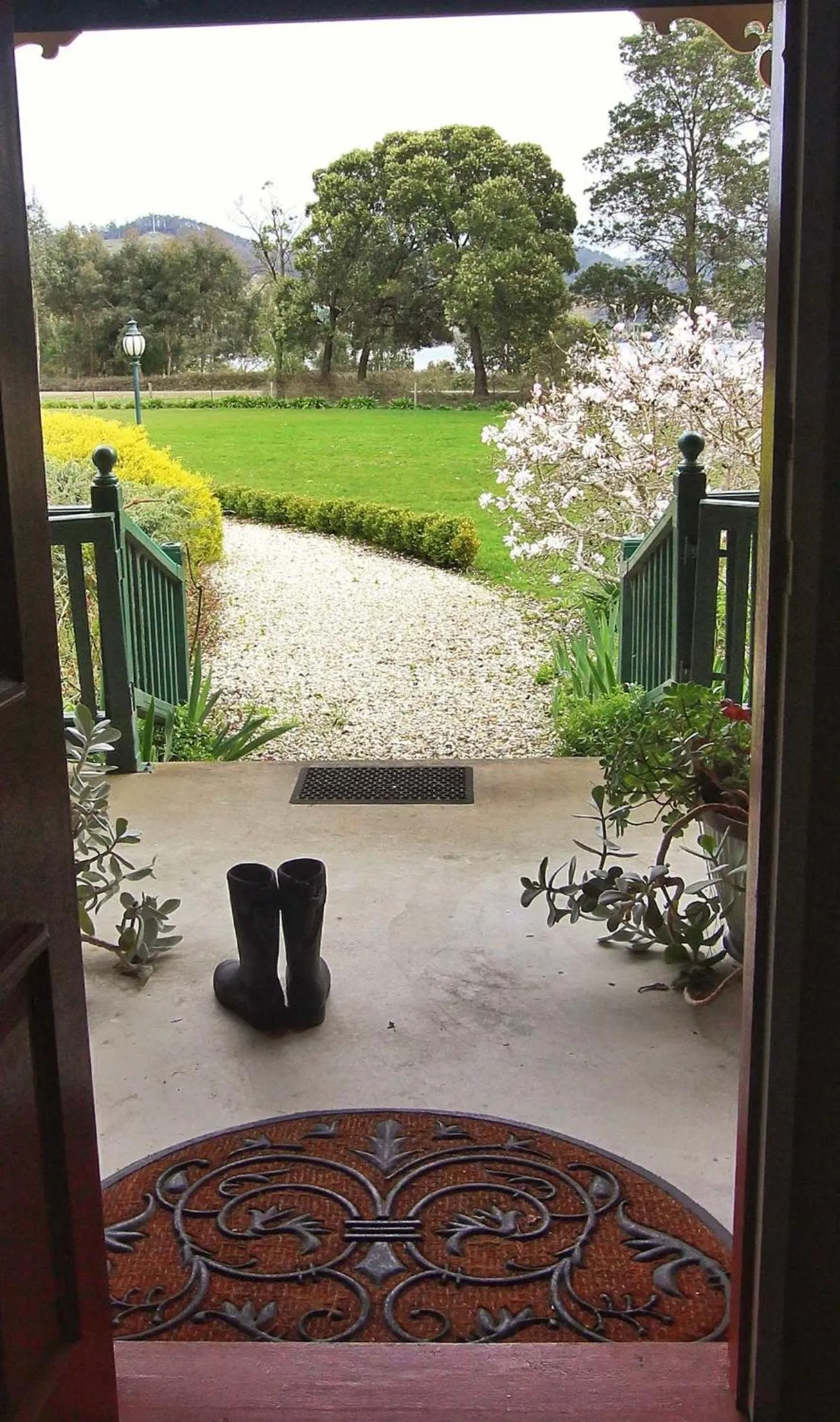 Balcony/Terrace in Green Gables B&B Waterfront Apartment or Garden Studio