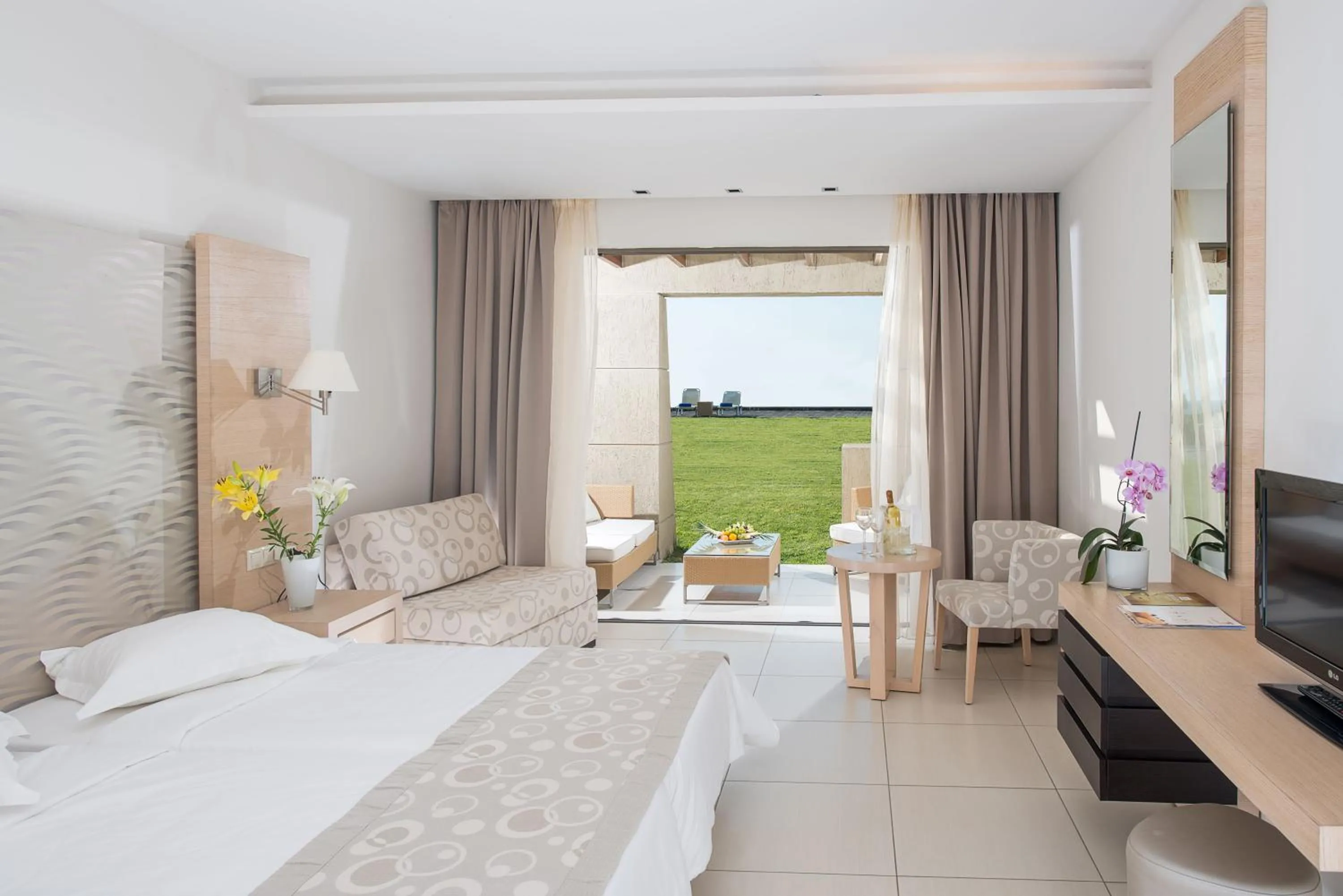 Bedroom, Bed in Astir Odysseus Kos Resort and Spa