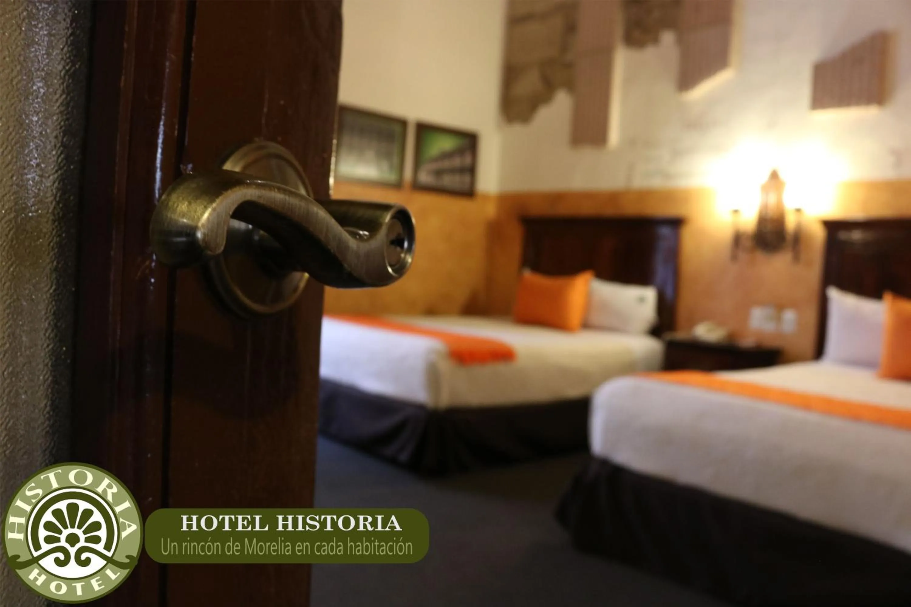 Bed in Hotel Historia