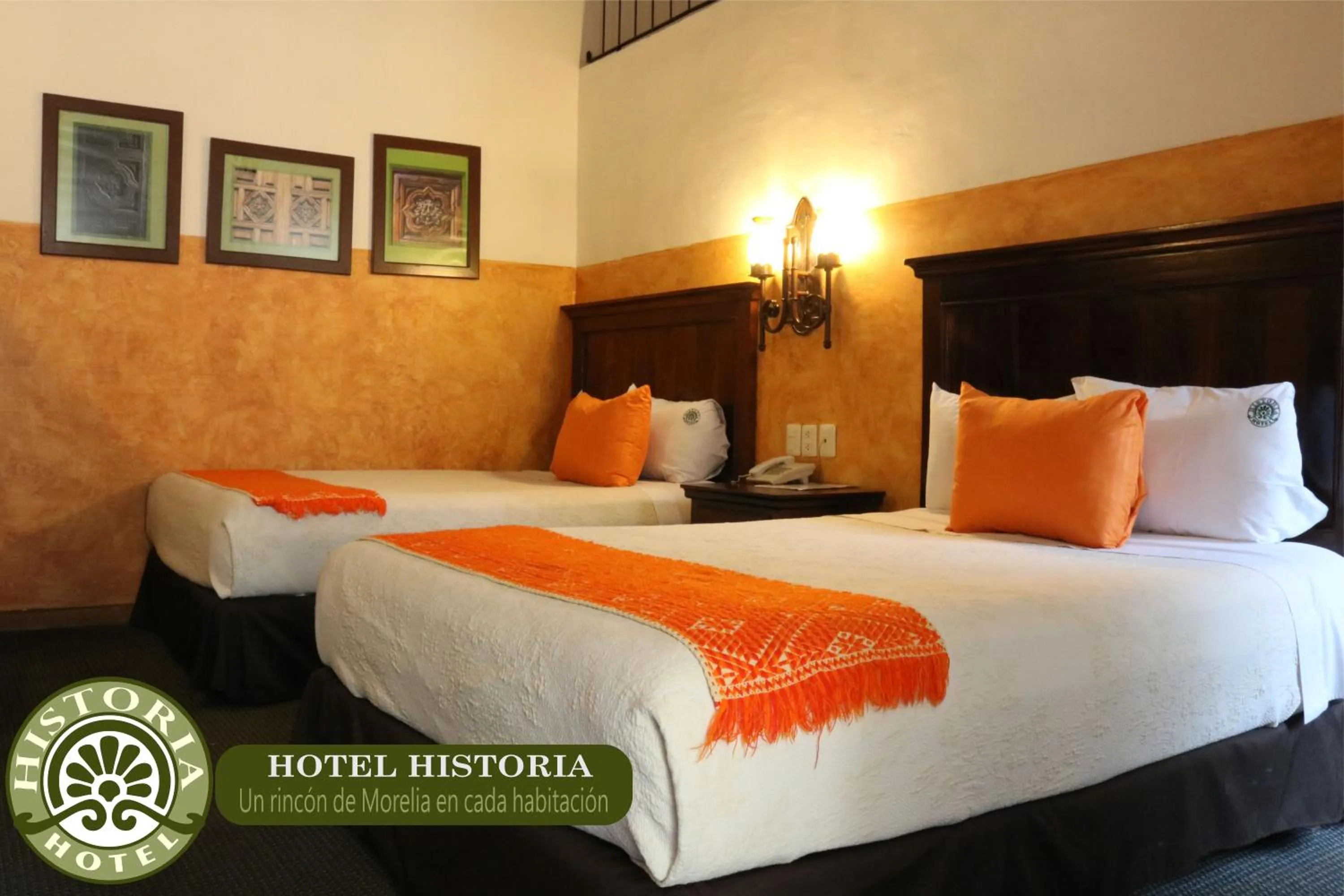 Bed in Hotel Historia