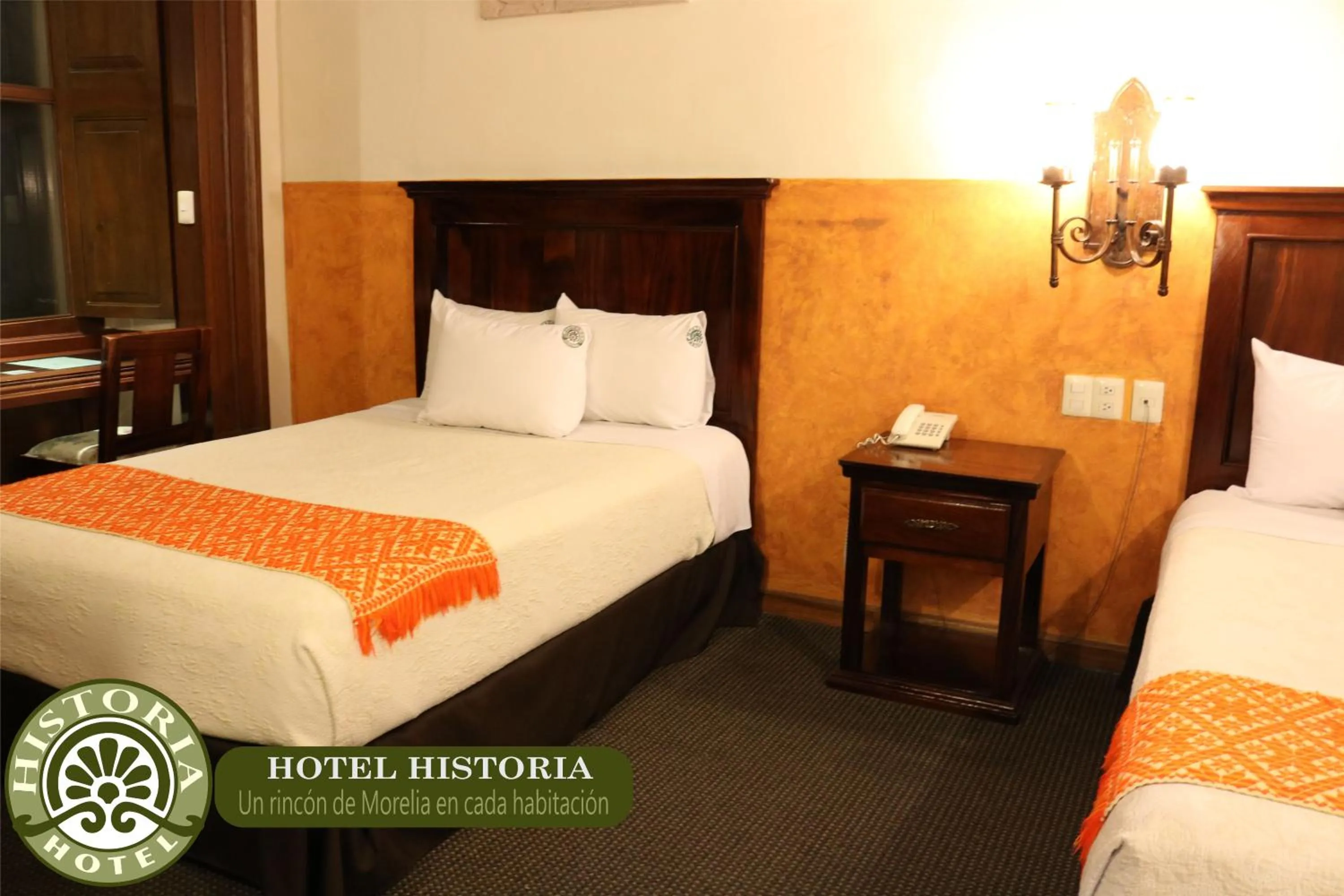 Bed in Hotel Historia