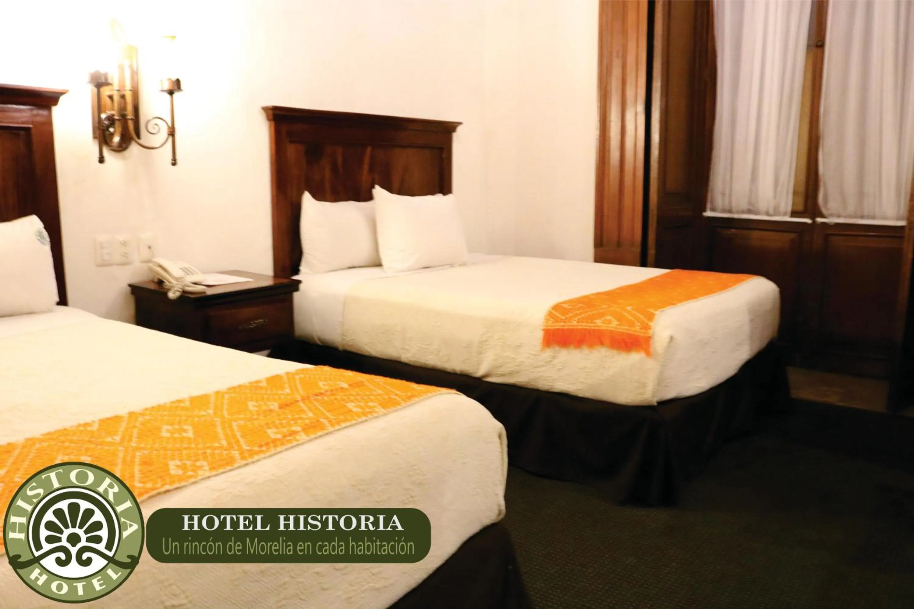 Bed in Hotel Historia