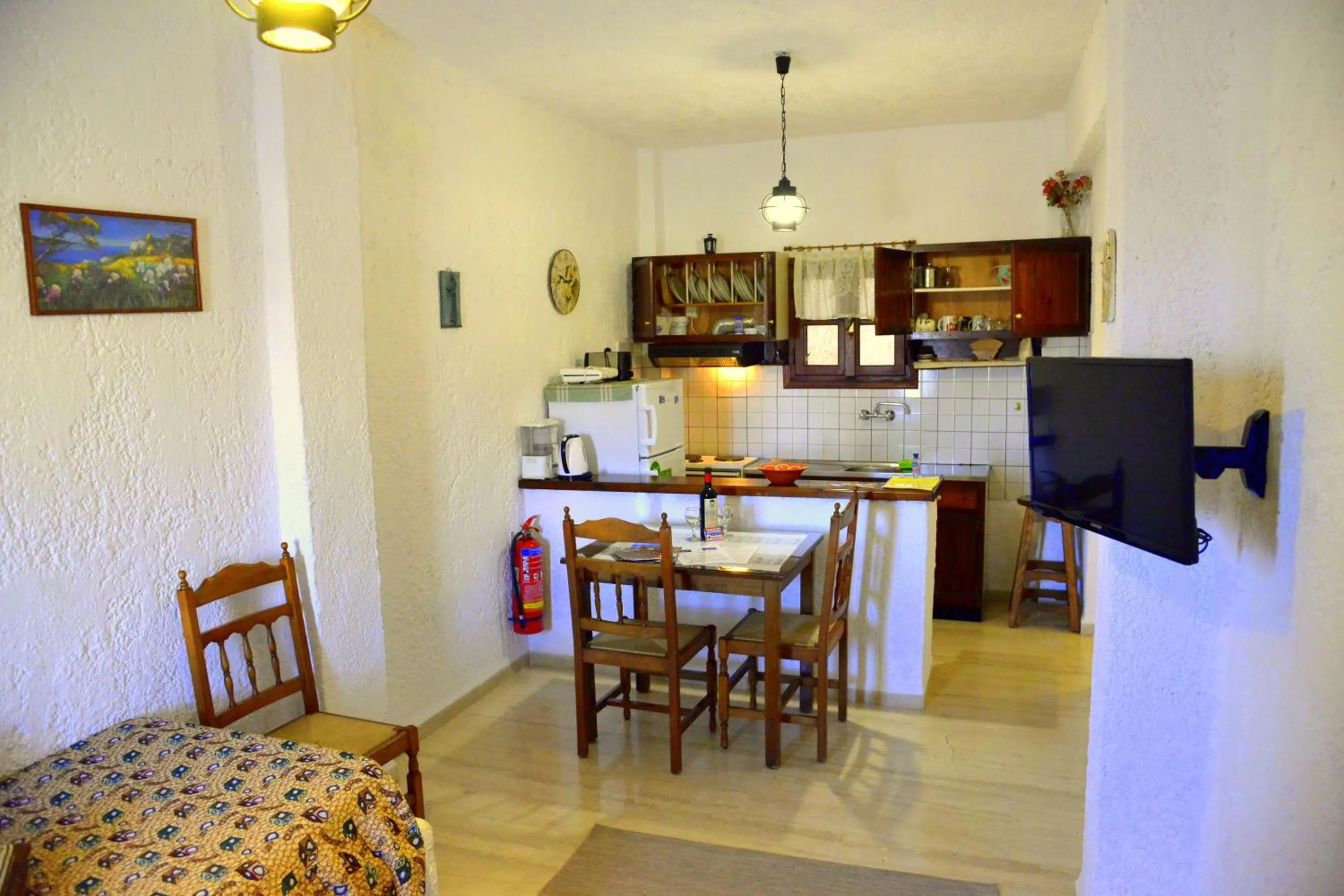 Kitchen or kitchenette in Filoxenia Villa