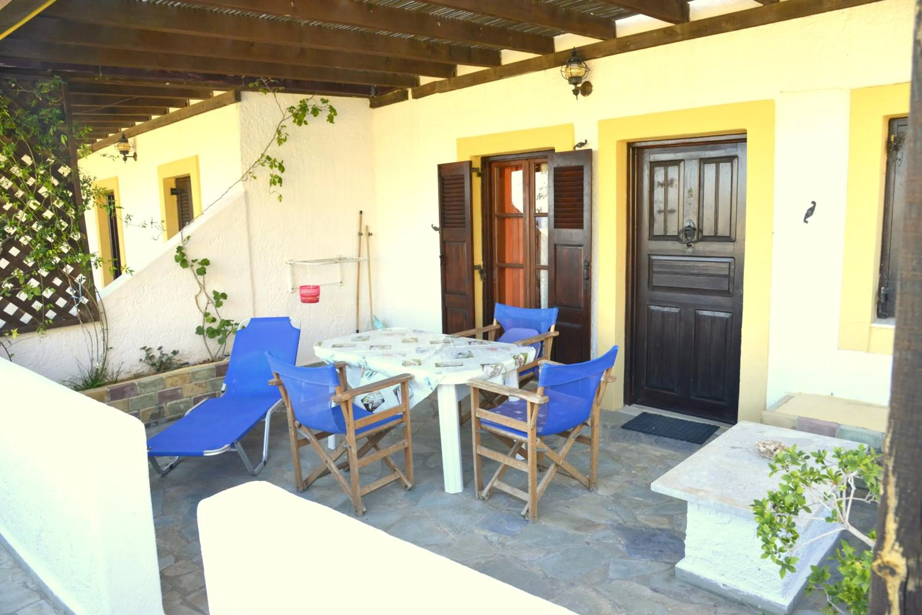 Facade/entrance in Filoxenia Villa