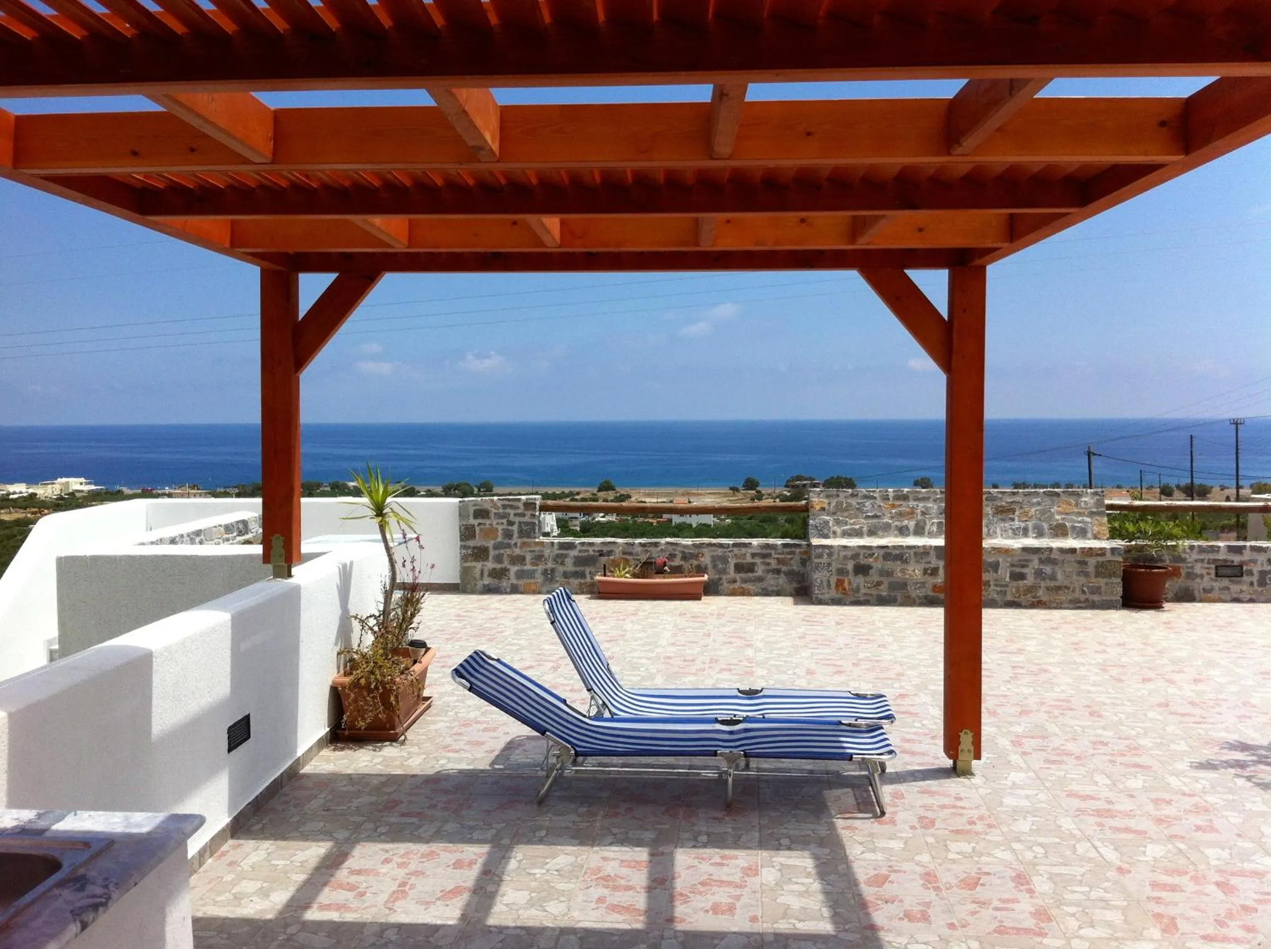 Patio in Filoxenia Villa