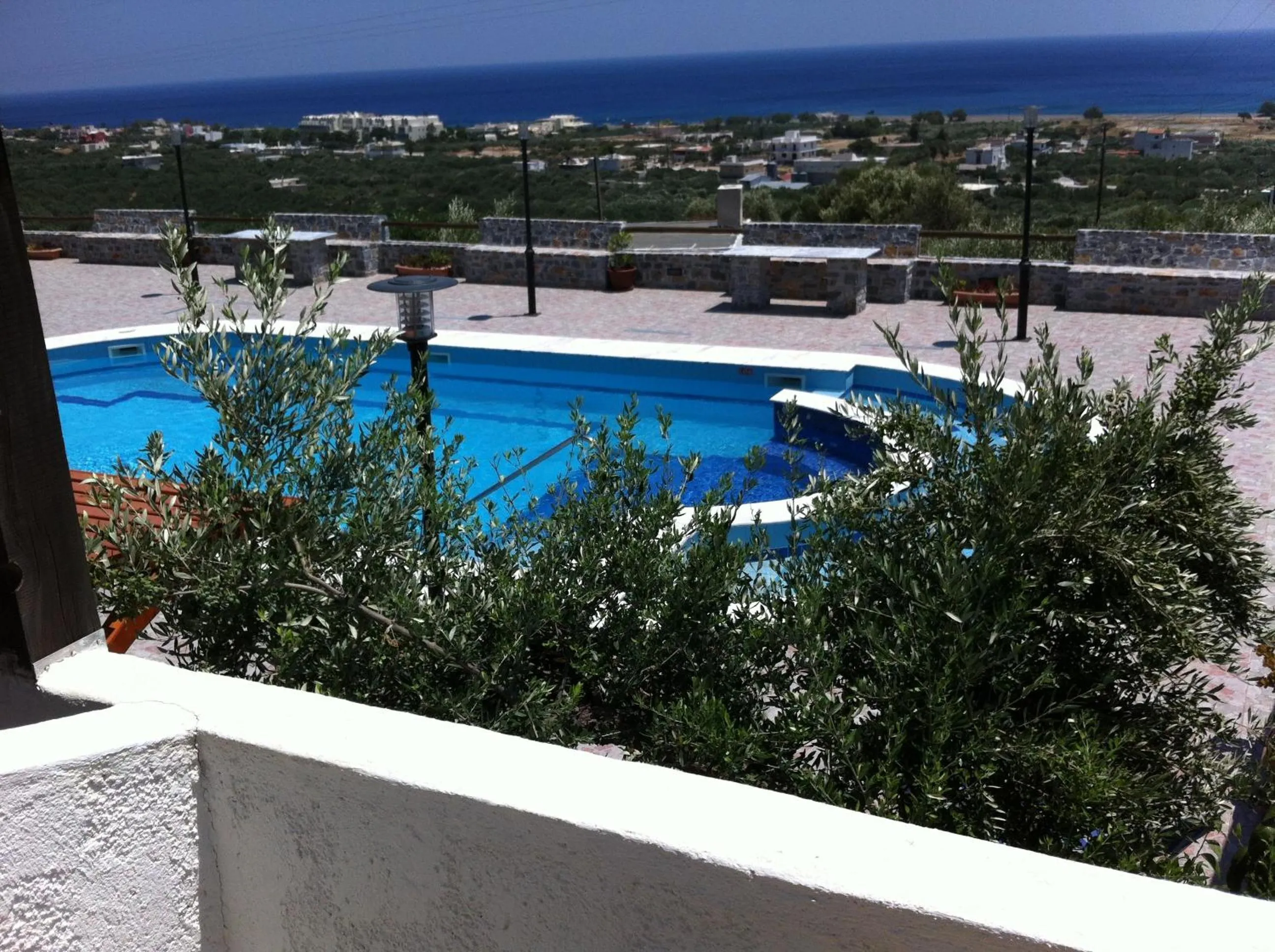 Pool view in Filoxenia Villa