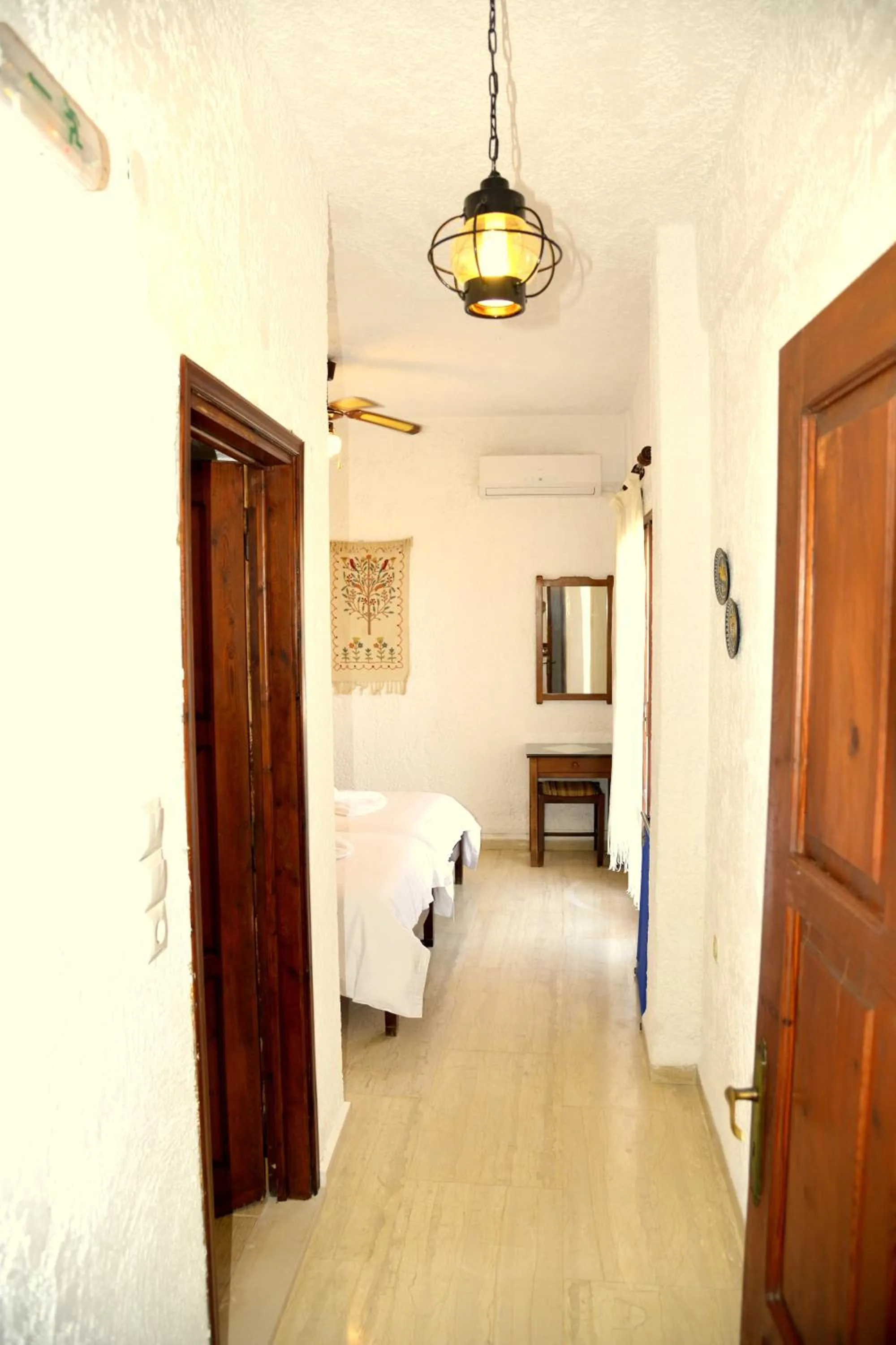 Bedroom, Bed in Filoxenia Villa