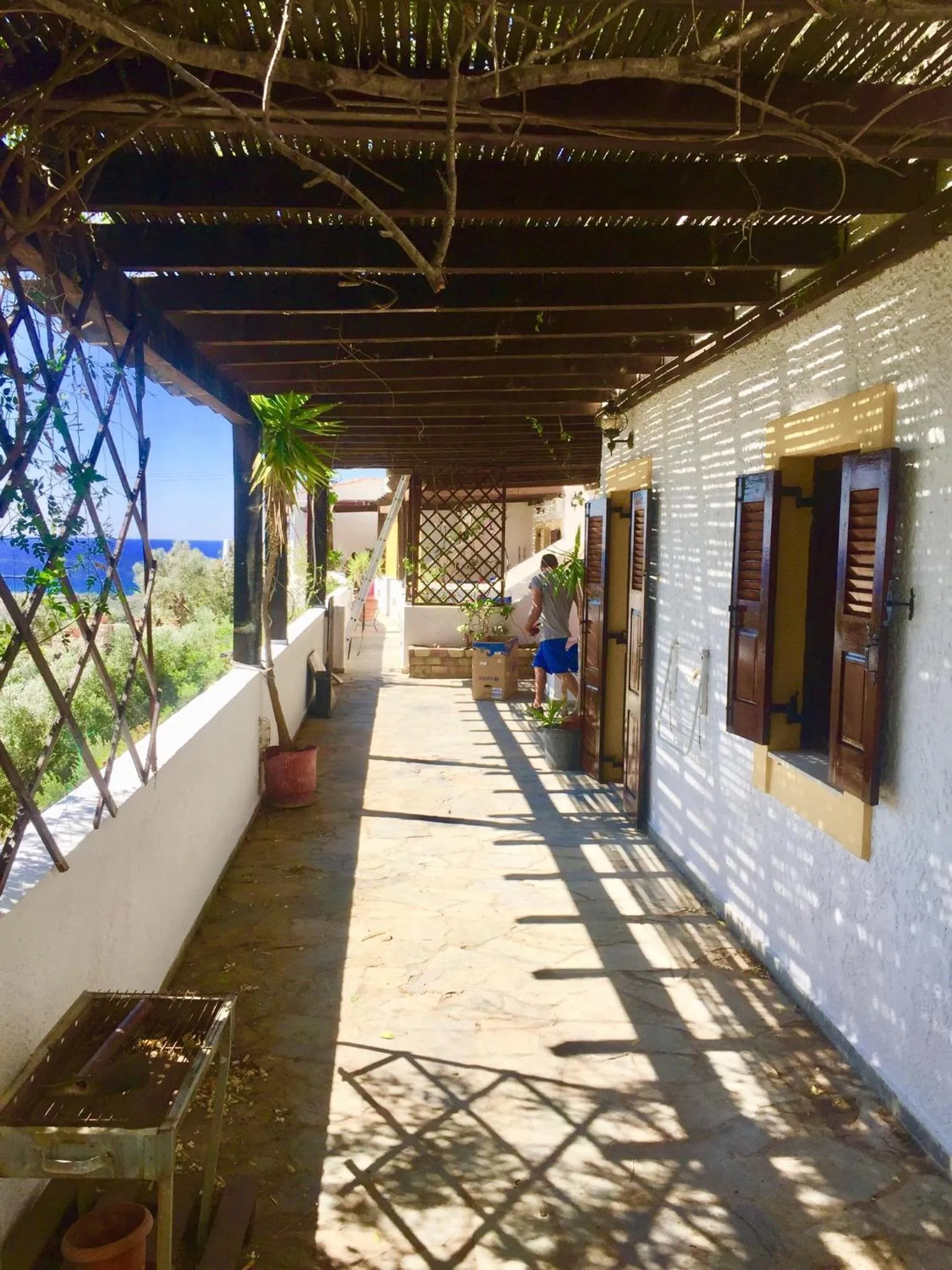 Balcony/Terrace in Filoxenia Villa