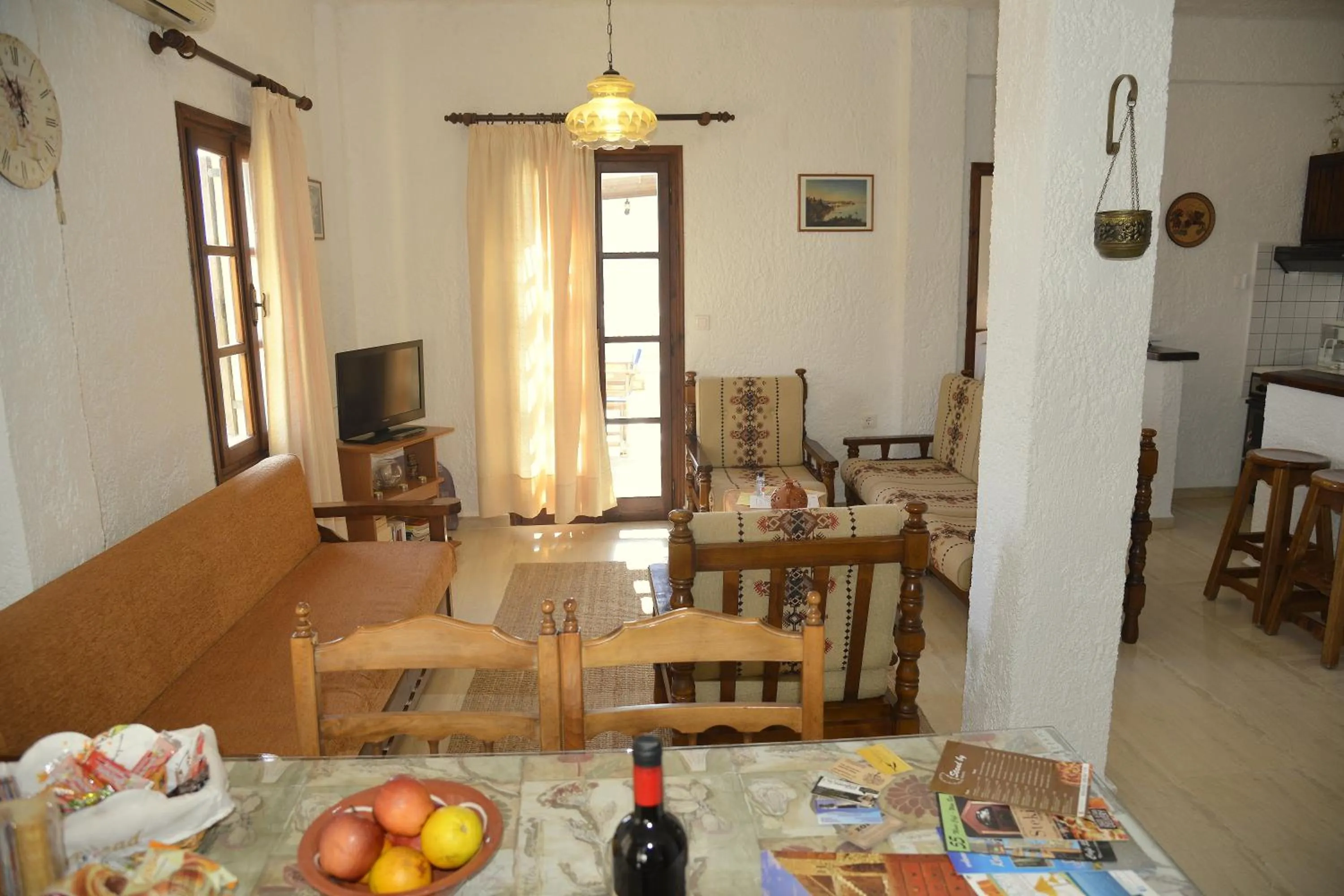 Living room in Filoxenia Villa