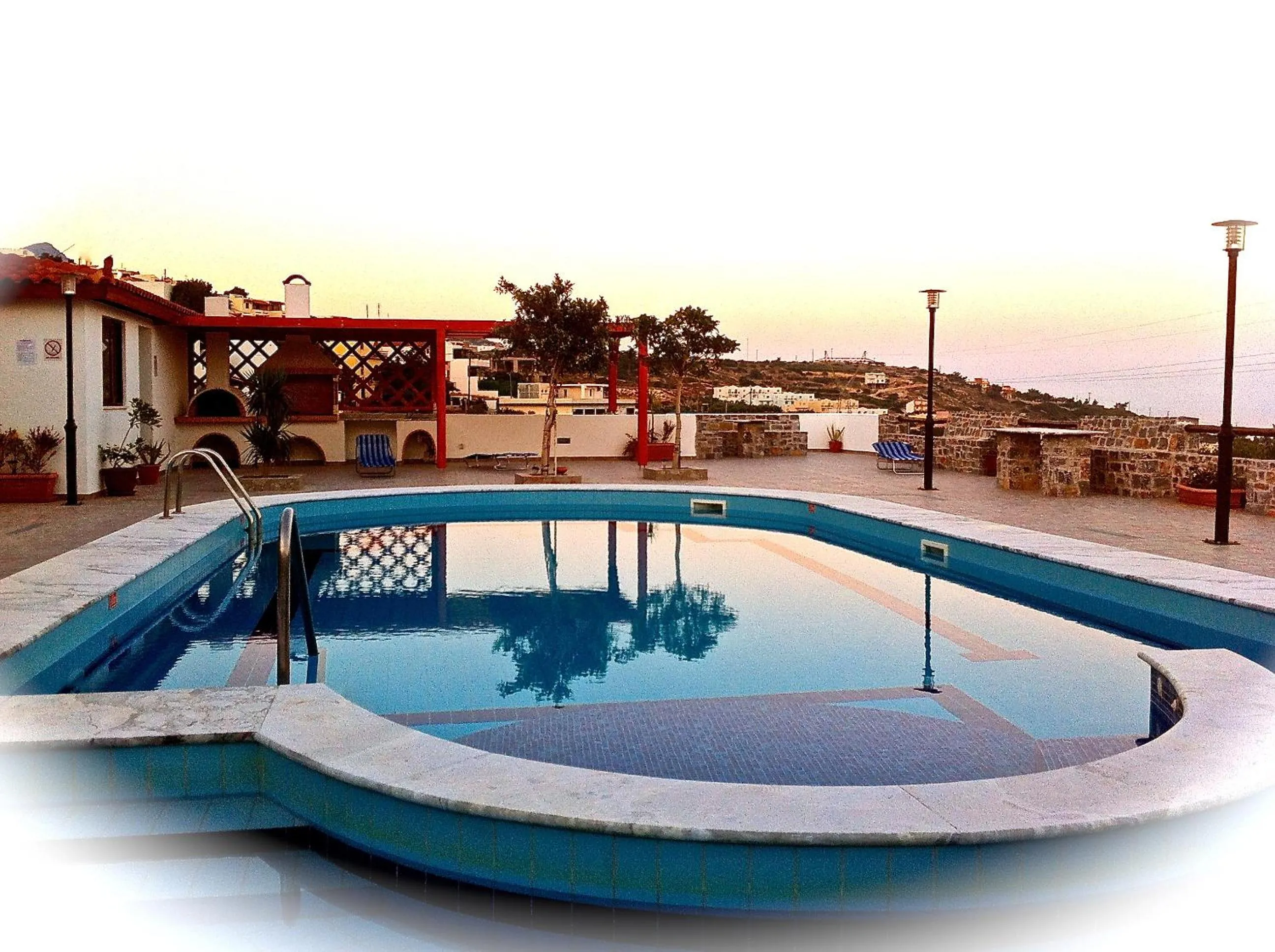 Pool view in Filoxenia Villa